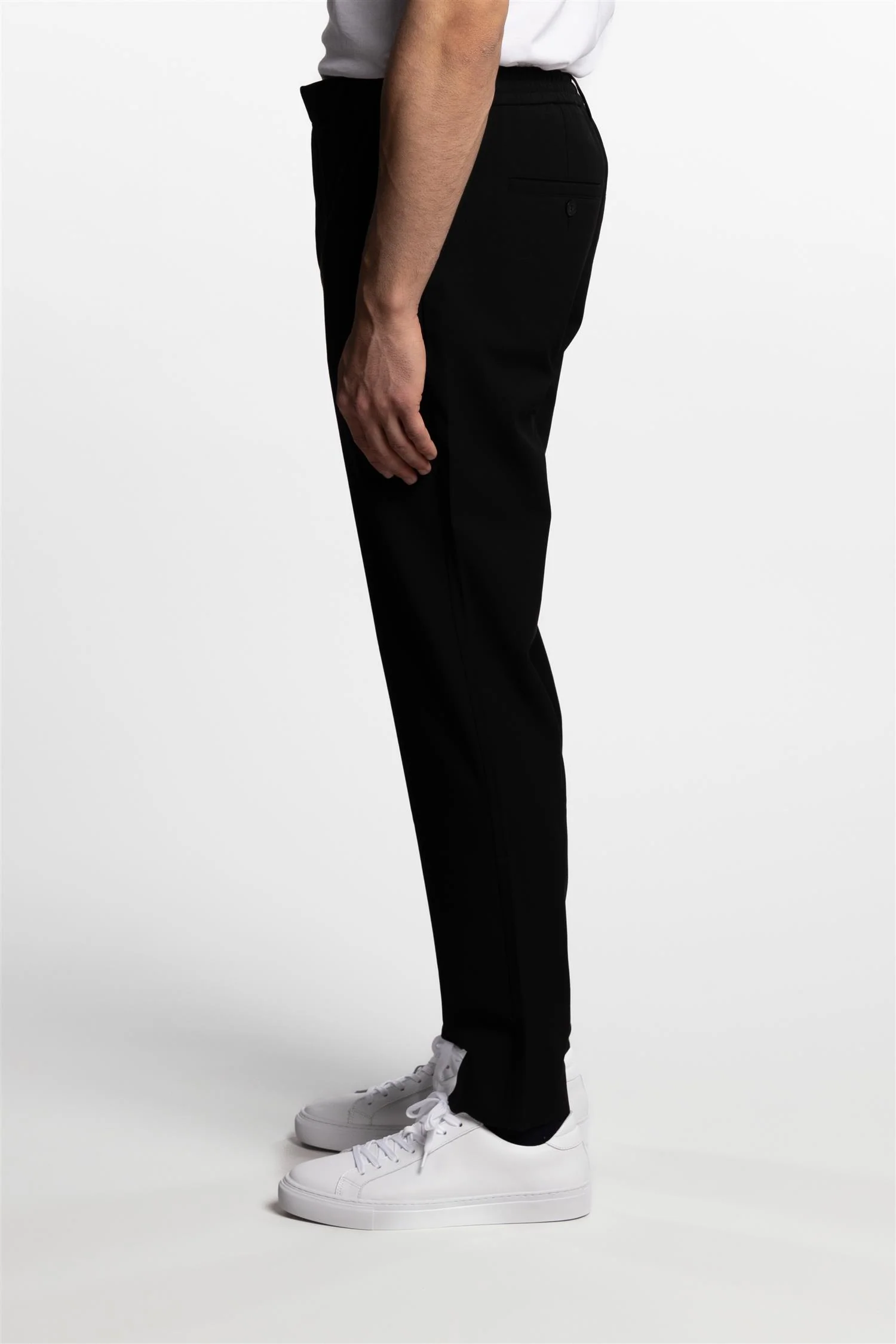 Theo Stretch Trouser Black - Image 6