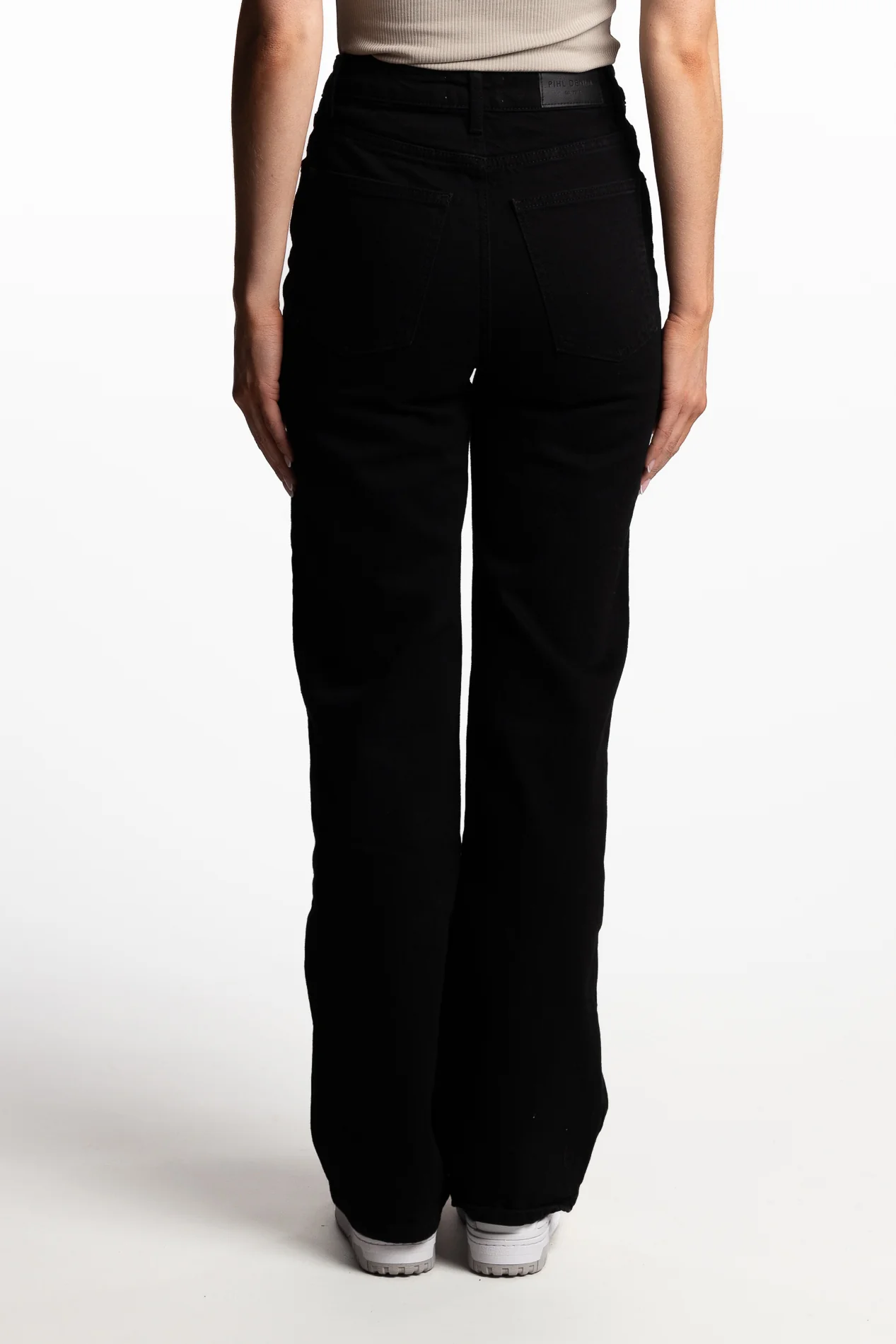 Luca highwaist wide leg- Black - Image 3