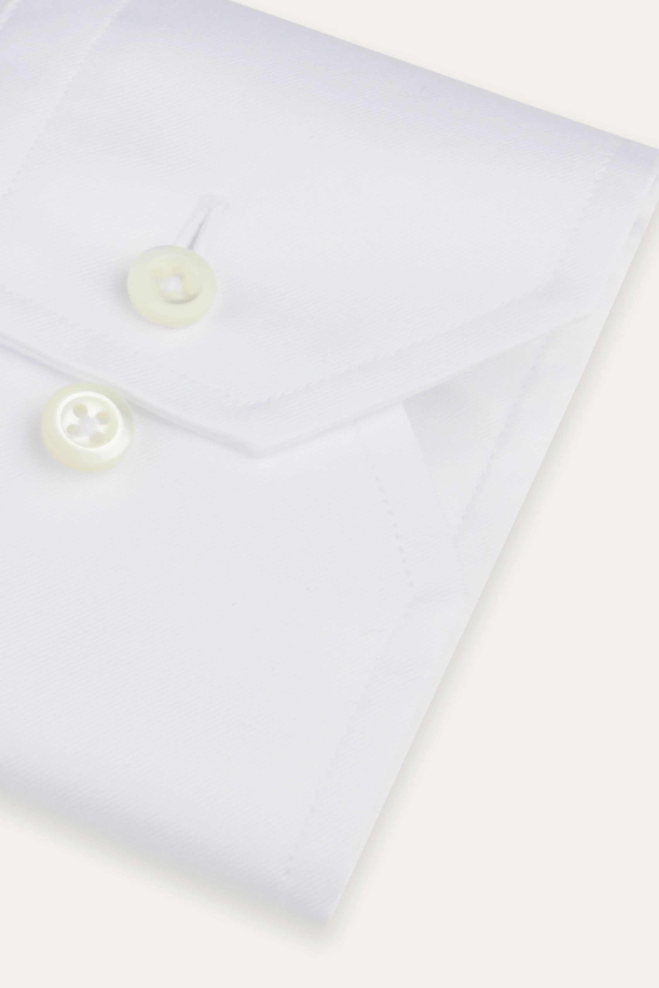 Slimline Twill Shirt XL-Sleeves White - Image 3
