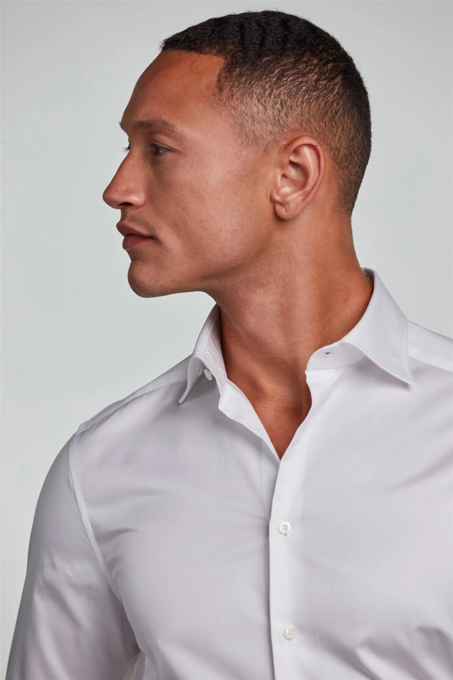 Regular Twill Shirt White - Image 5