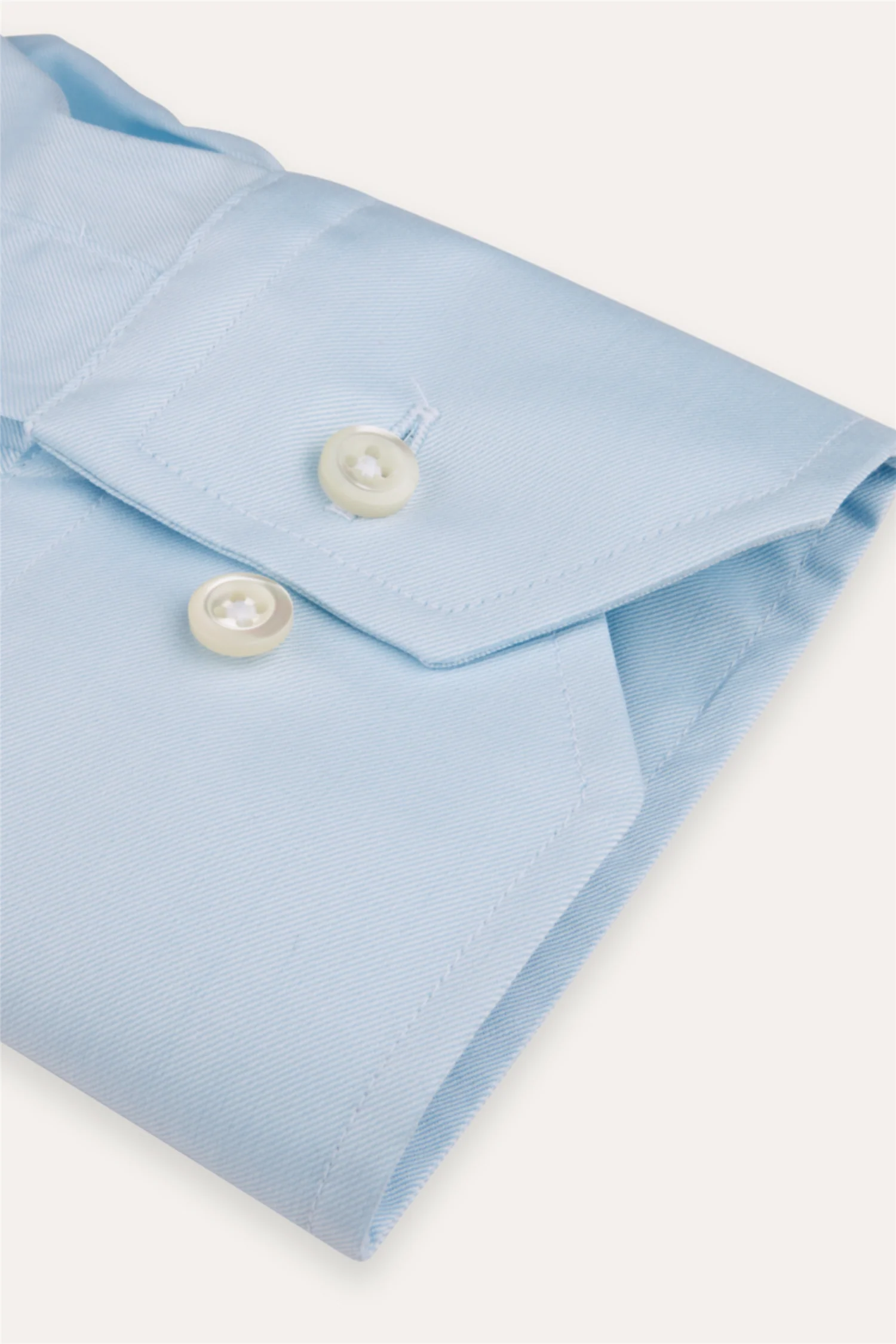 Regular Twill Shirt Light Blue - Image 3