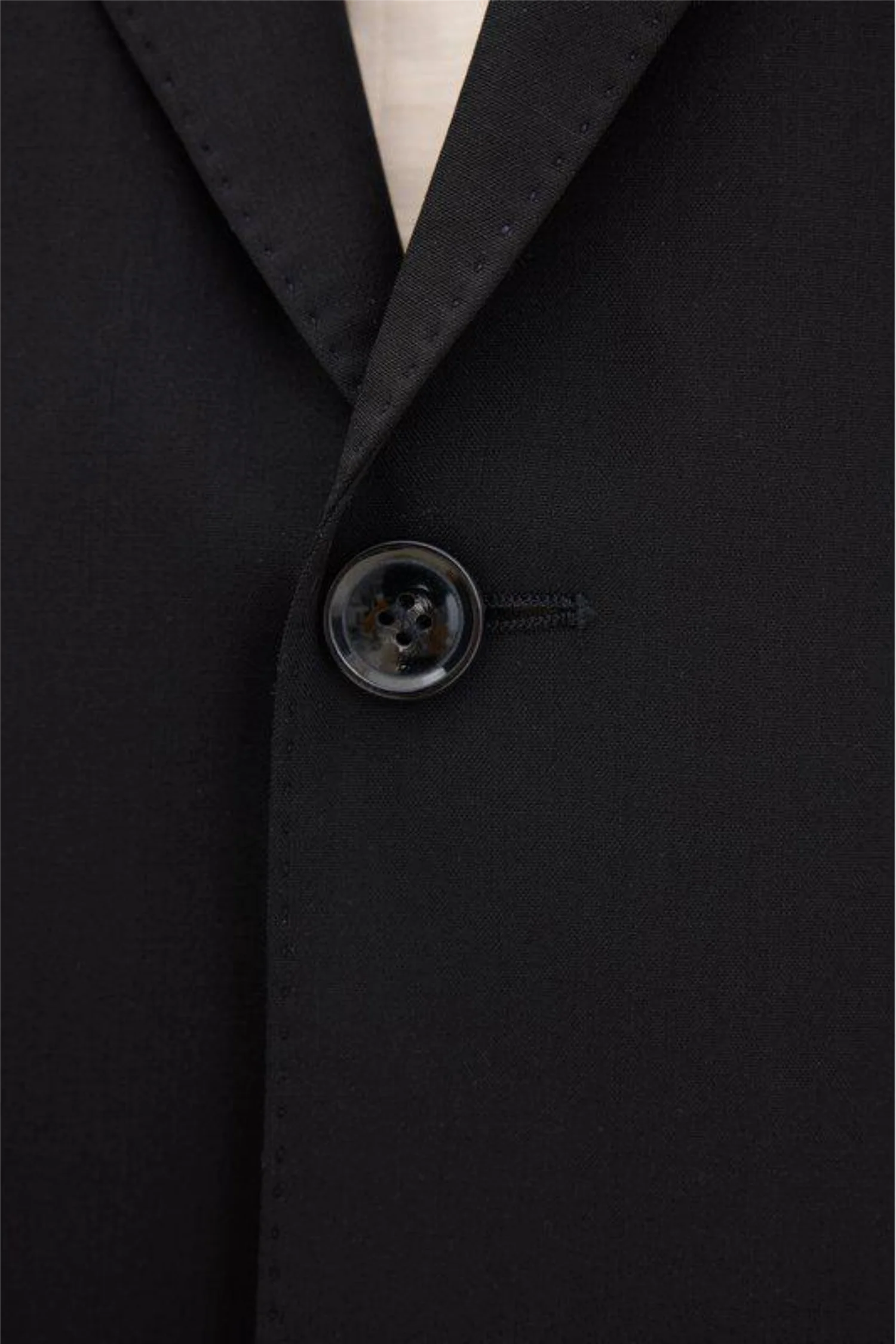 Fogerty Regular Fit Wool Blazer Black - Image 4