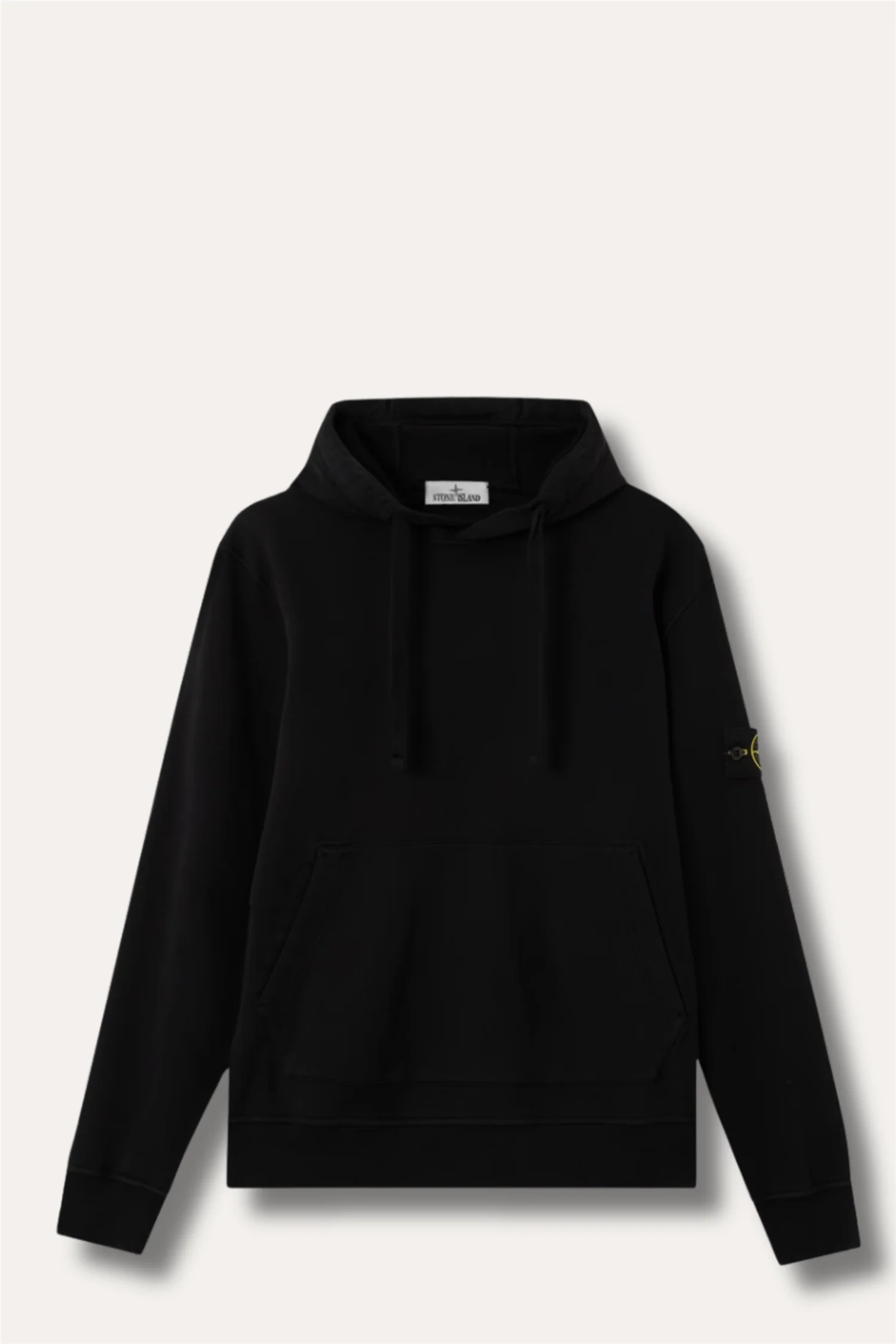 6100062 Garment Dyed Hooded Sweatshirt Black