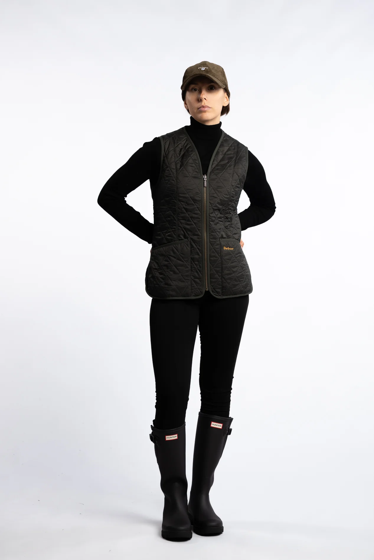 Betty Fleece Vest- Olive - Image 4