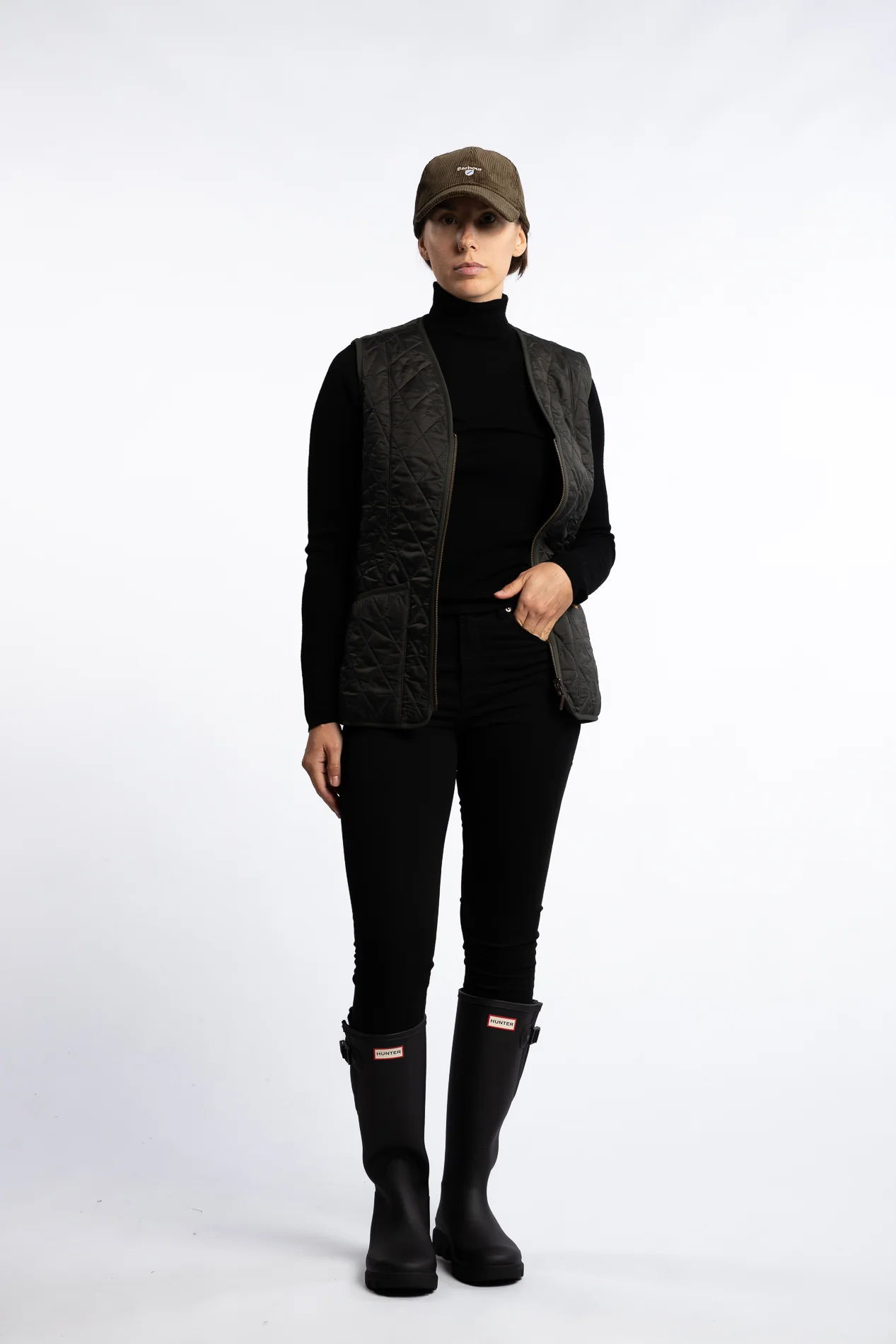 Betty Fleece Vest- Olive - Image 5