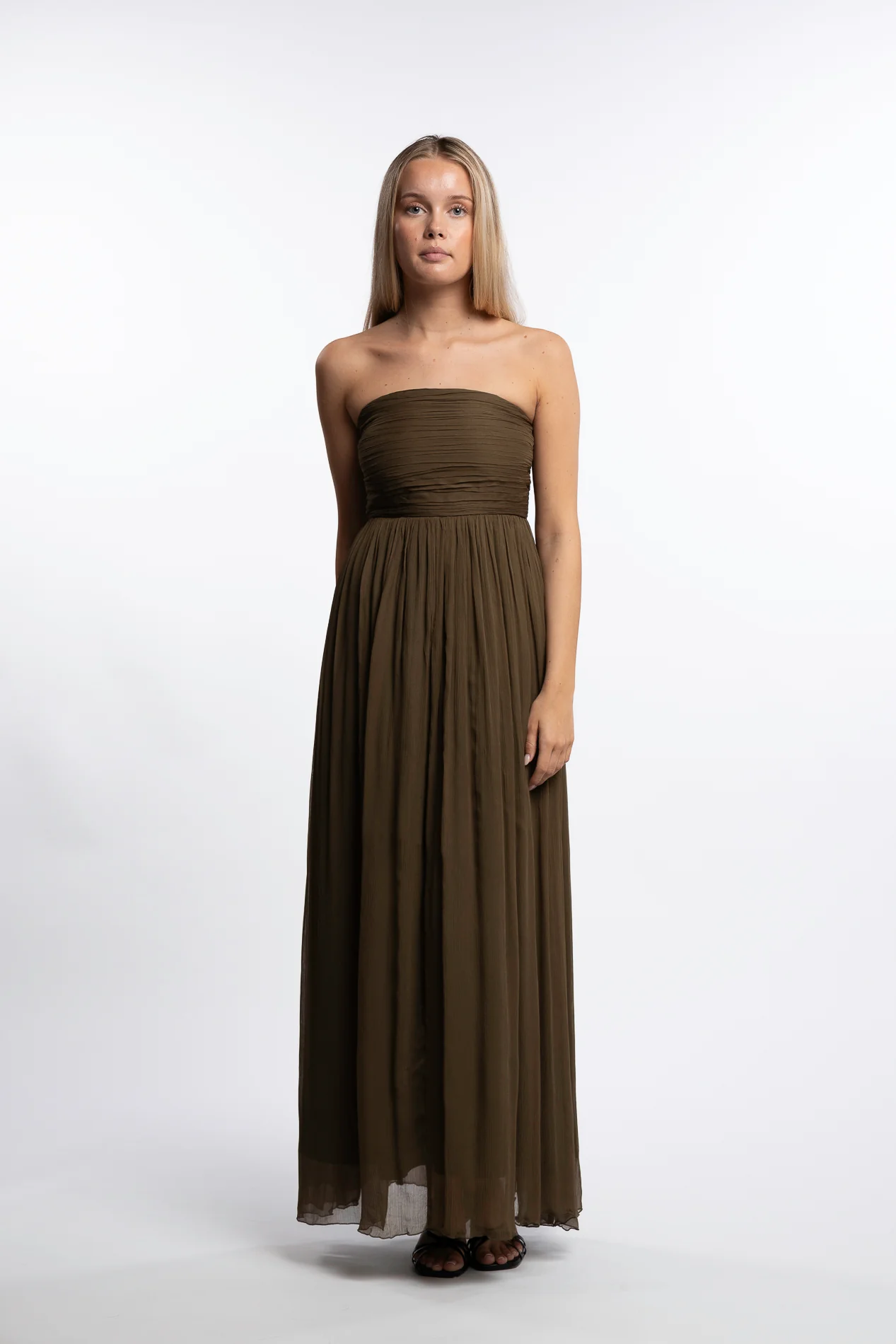 Amalfi Dress- Dark Olive