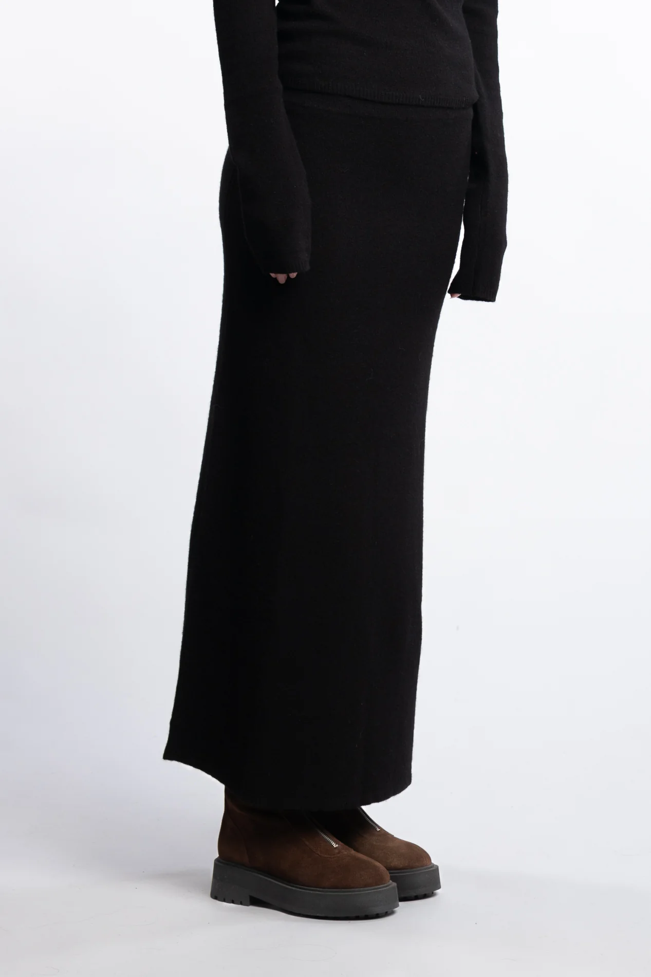 Jana Knit Skirt - Black