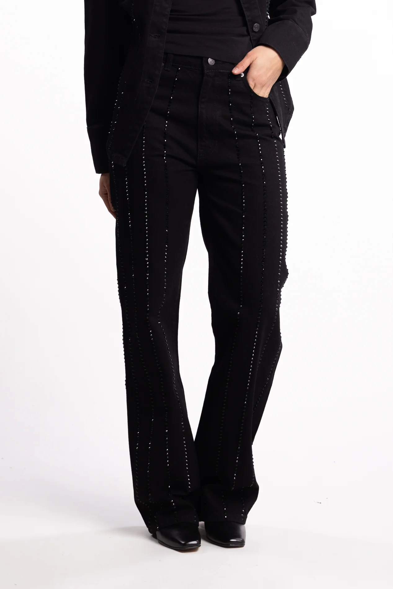 Luca Embellished - Black