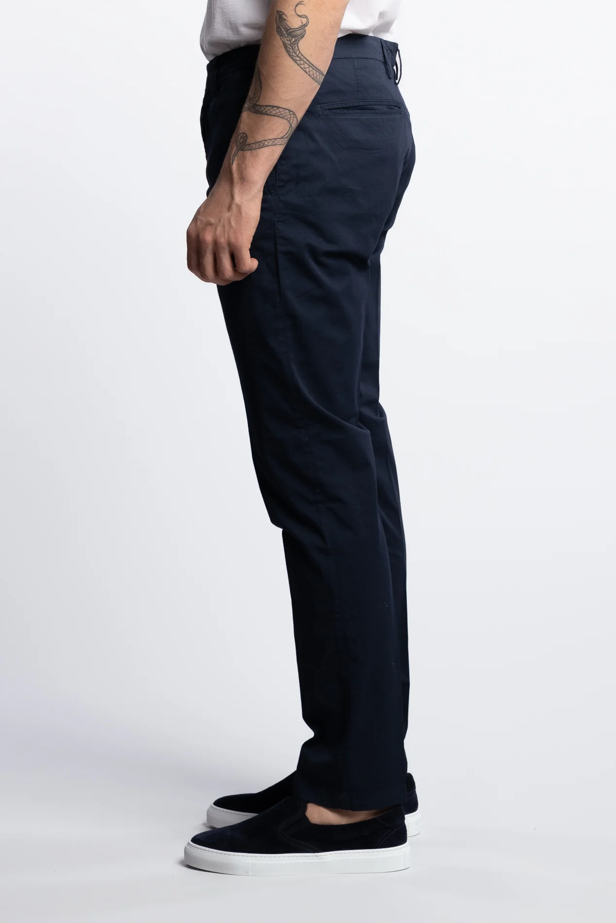 Benni Regular Fit Chinos Ultra Light Denim Blue - Image 3