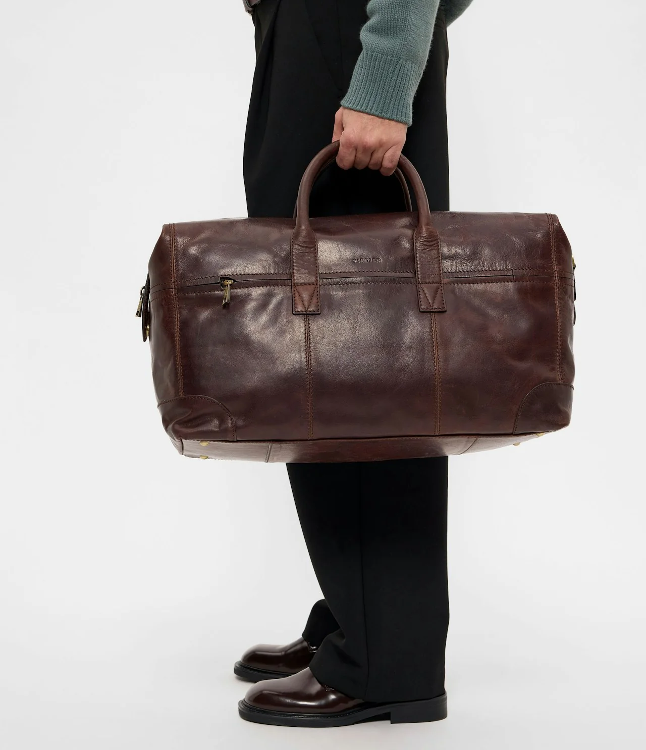 Metz Weekend Bag Dark Brown - Image 2