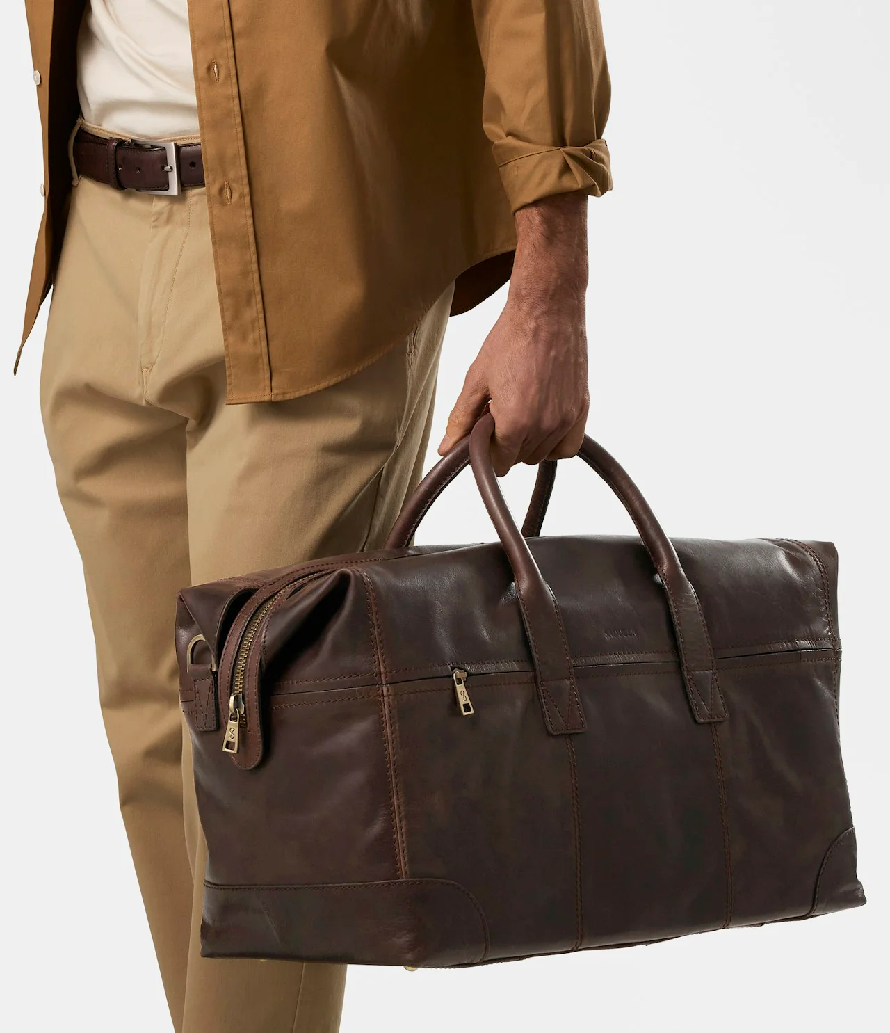 Metz Weekend Bag Dark Brown - Image 3
