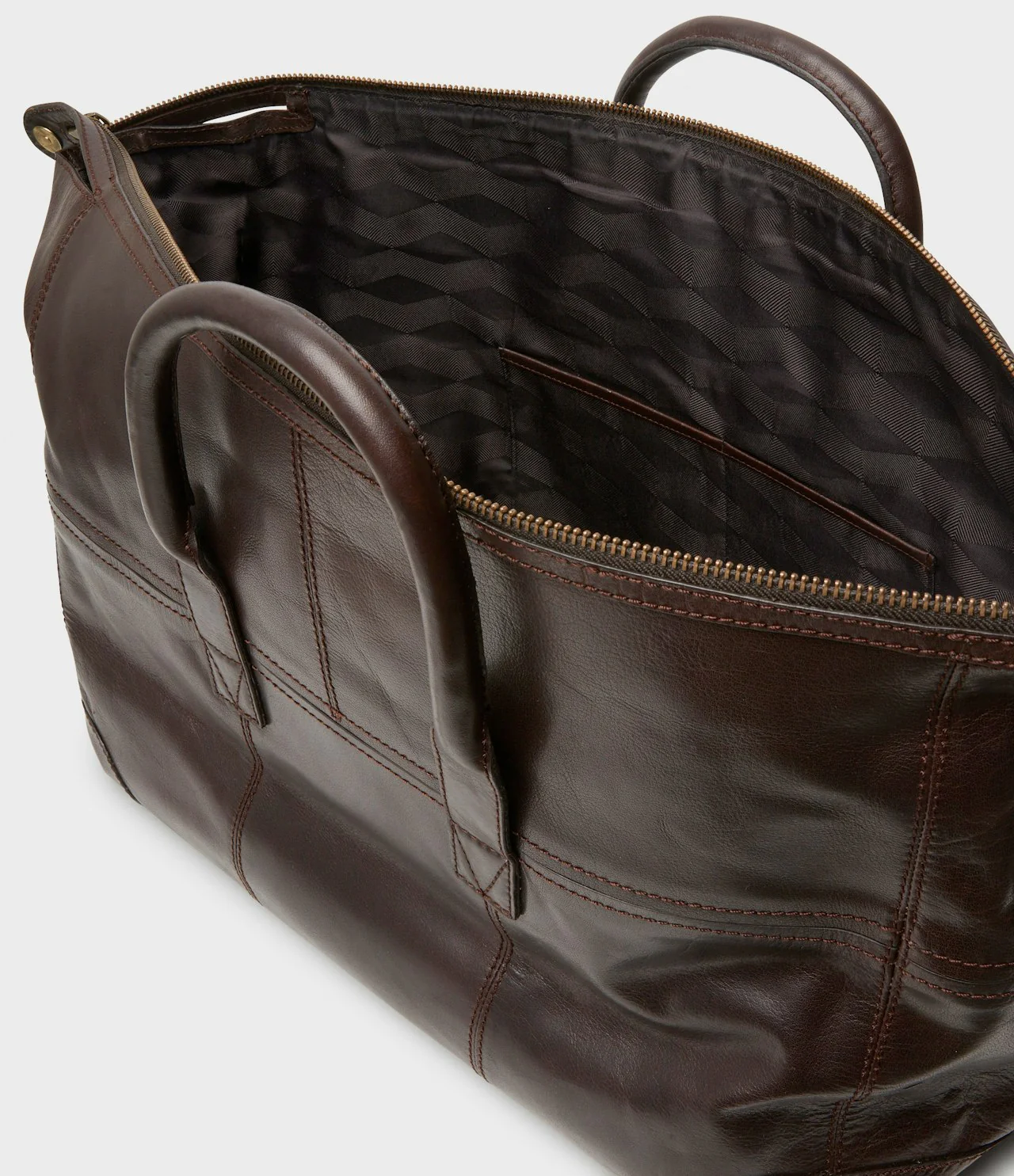 Metz Weekend Bag Dark Brown - Image 5