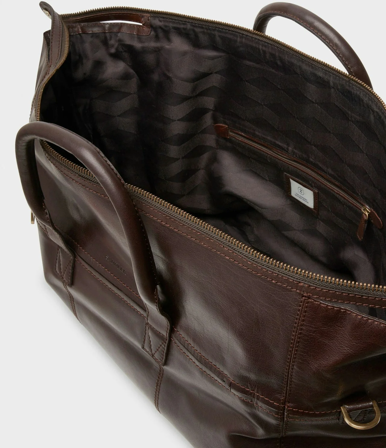 Metz Weekend Bag Dark Brown - Image 6