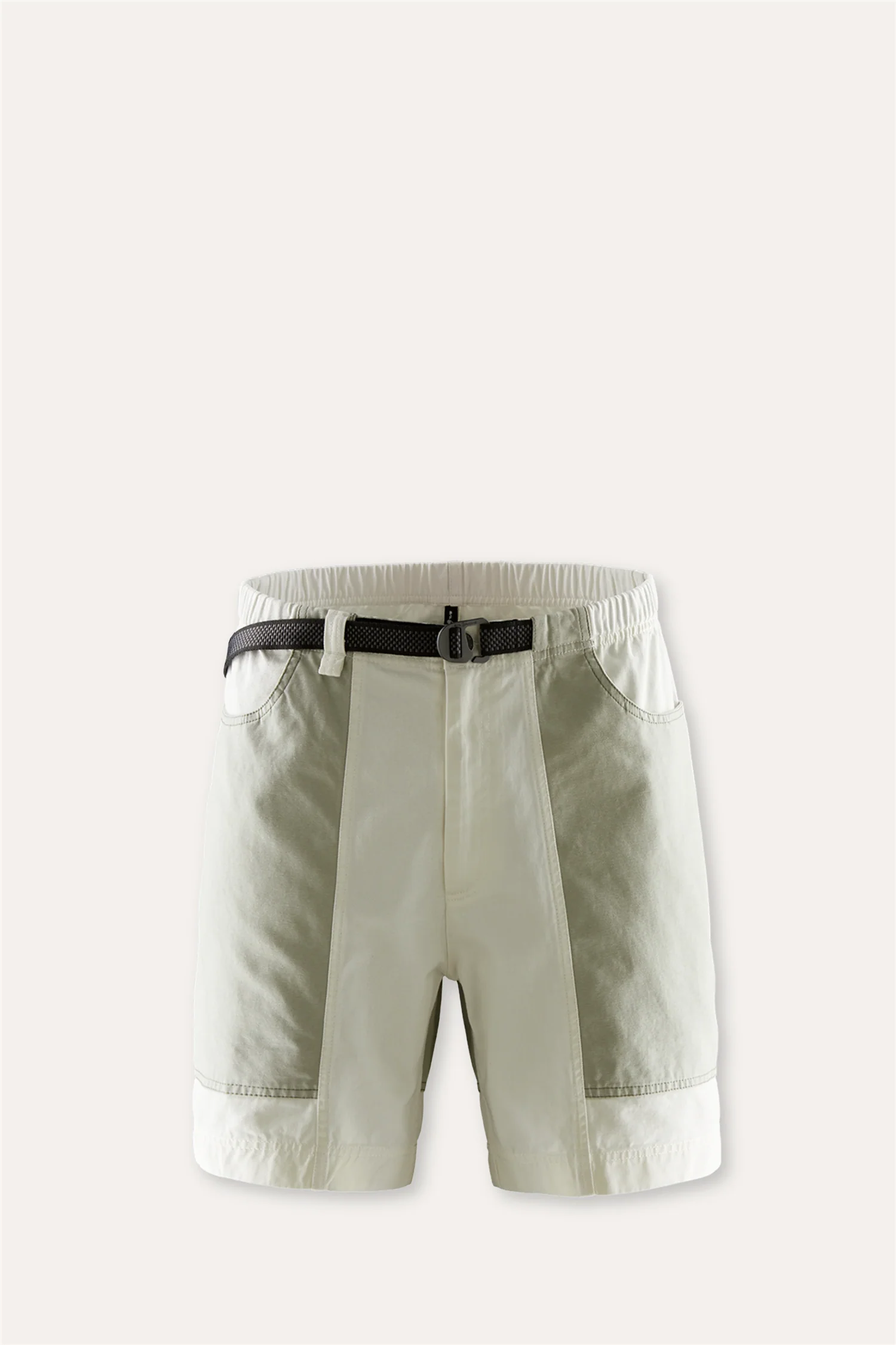 Breeze Blocked Shorts Off White
