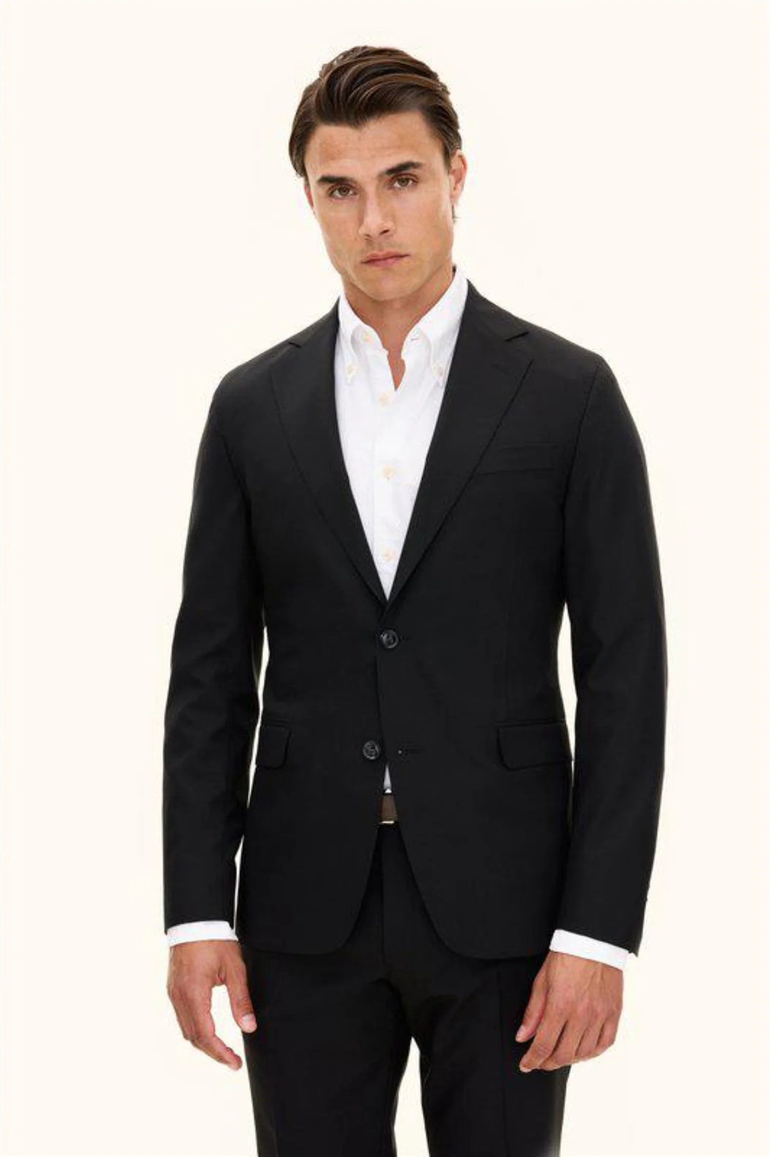 Ego Slim Fit Wool Blazer Black - Image 7