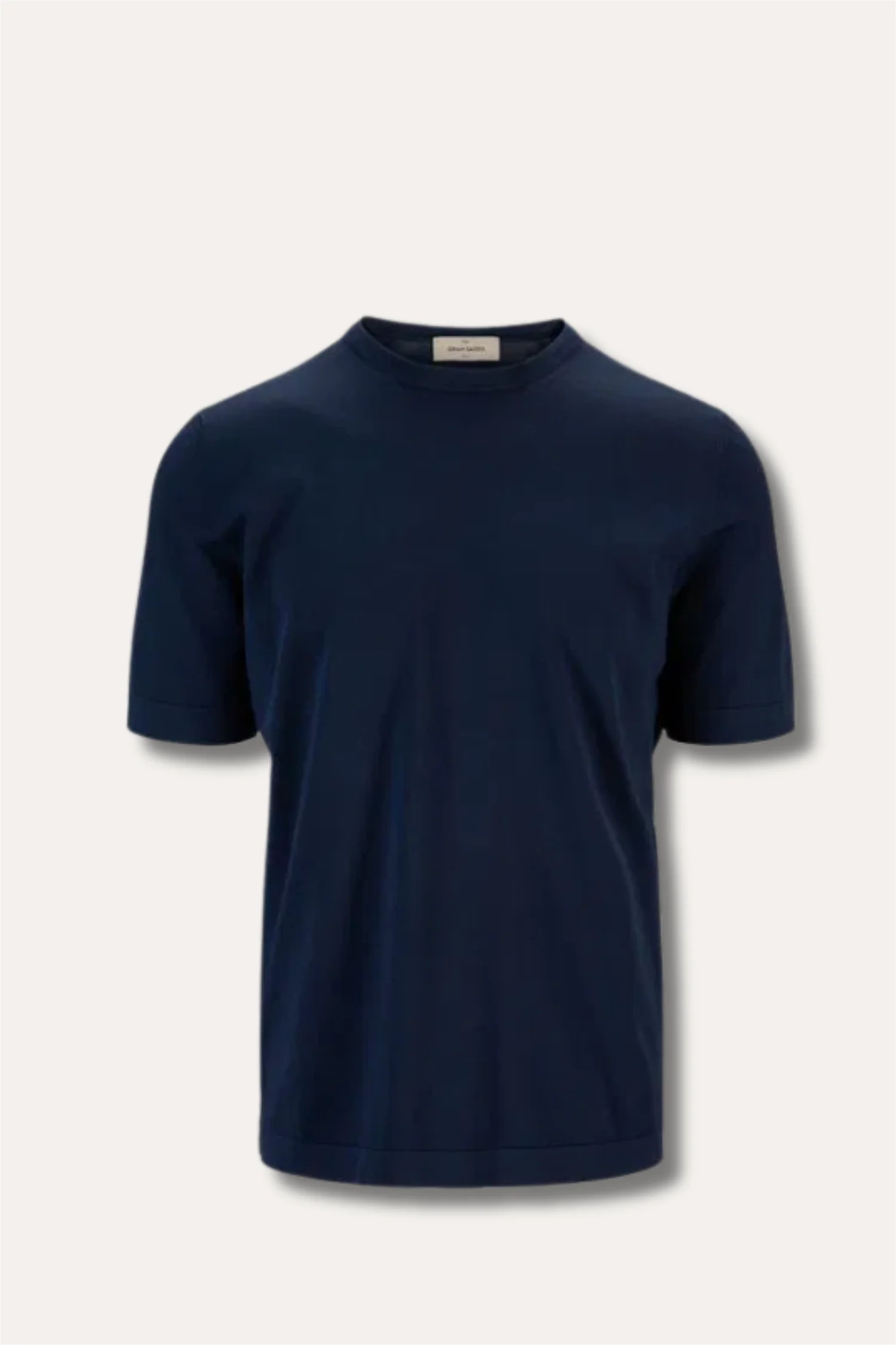 Crew Neck T-shirt Organic Cotton Navy