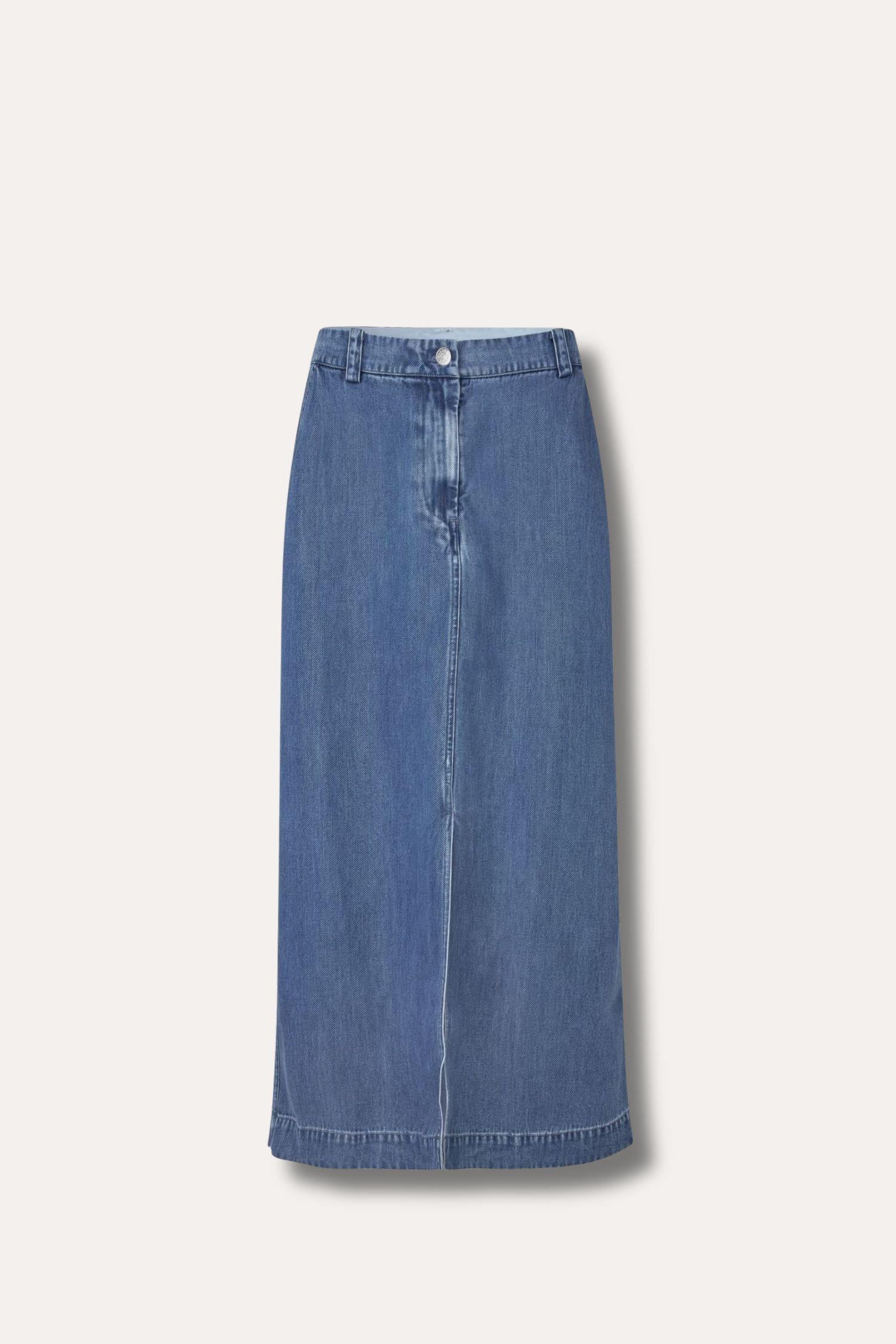 Satoves Skirt 15645 - Medium Denim Blue