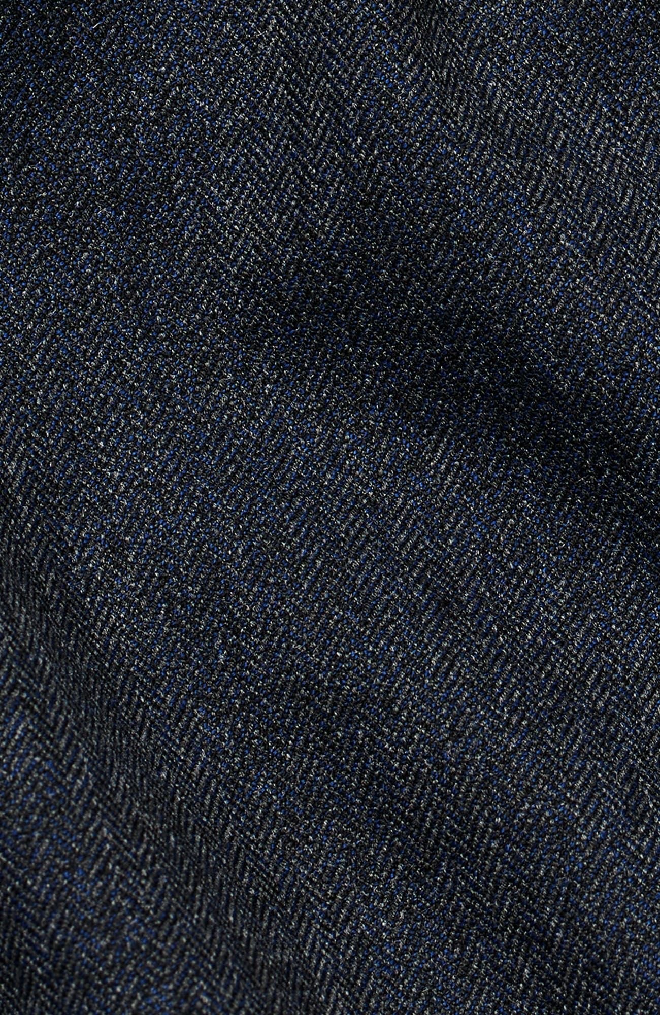 AlvinPL 90 Herringbone Trousers Midnight - Image 3