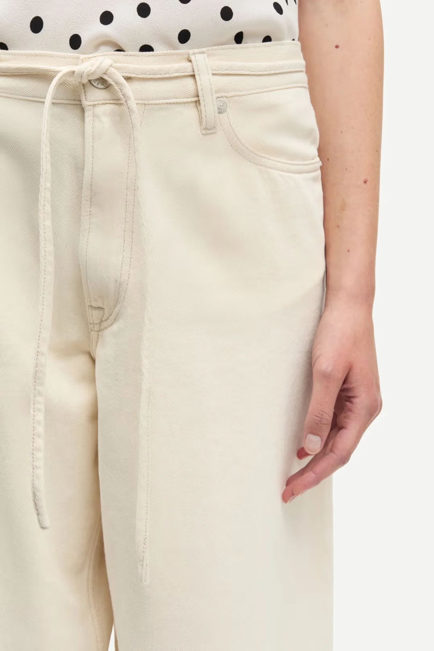 Saharper jeans belt - Soft Natural - Image 3