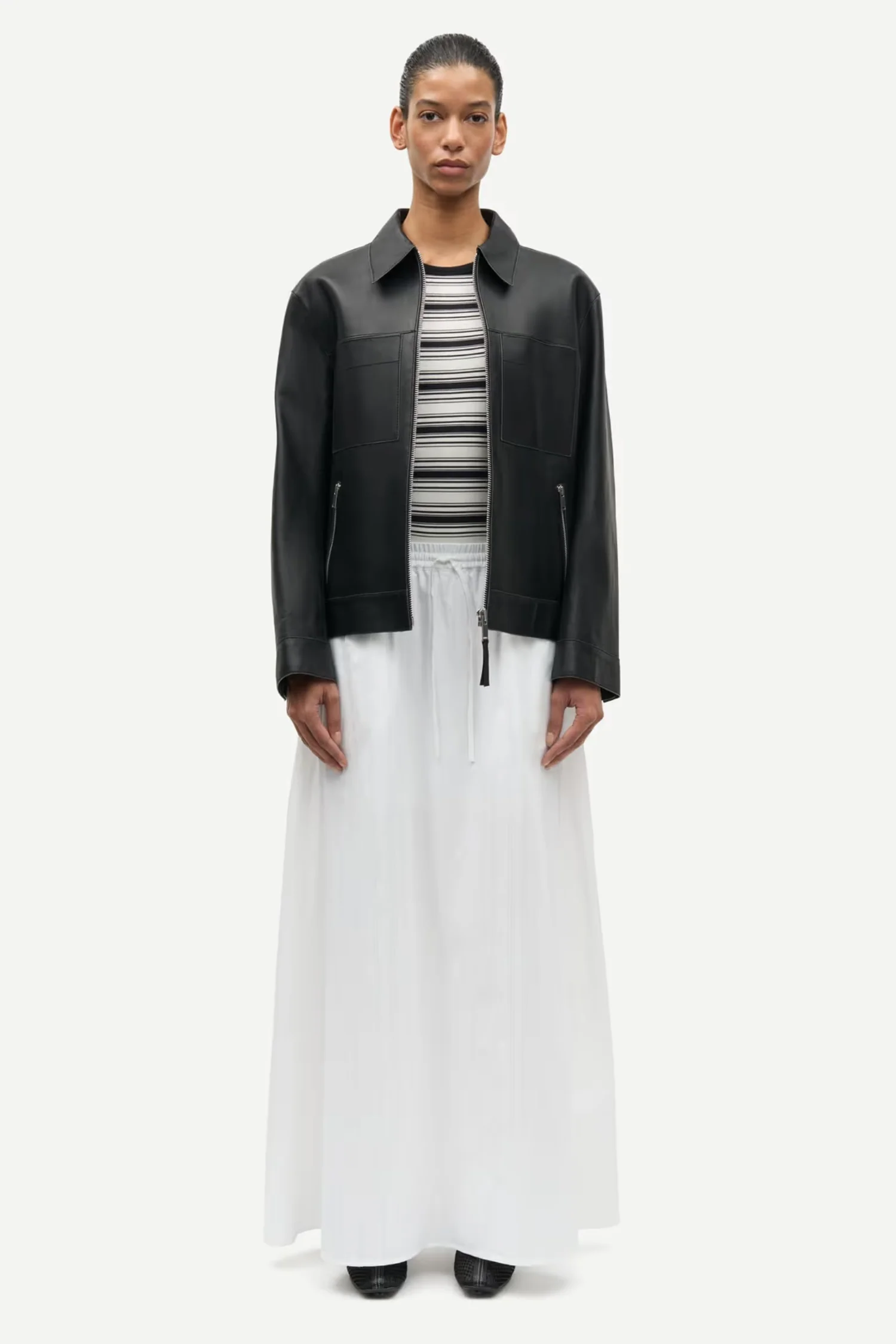 Satina maxi skirt 15904 - Image 3
