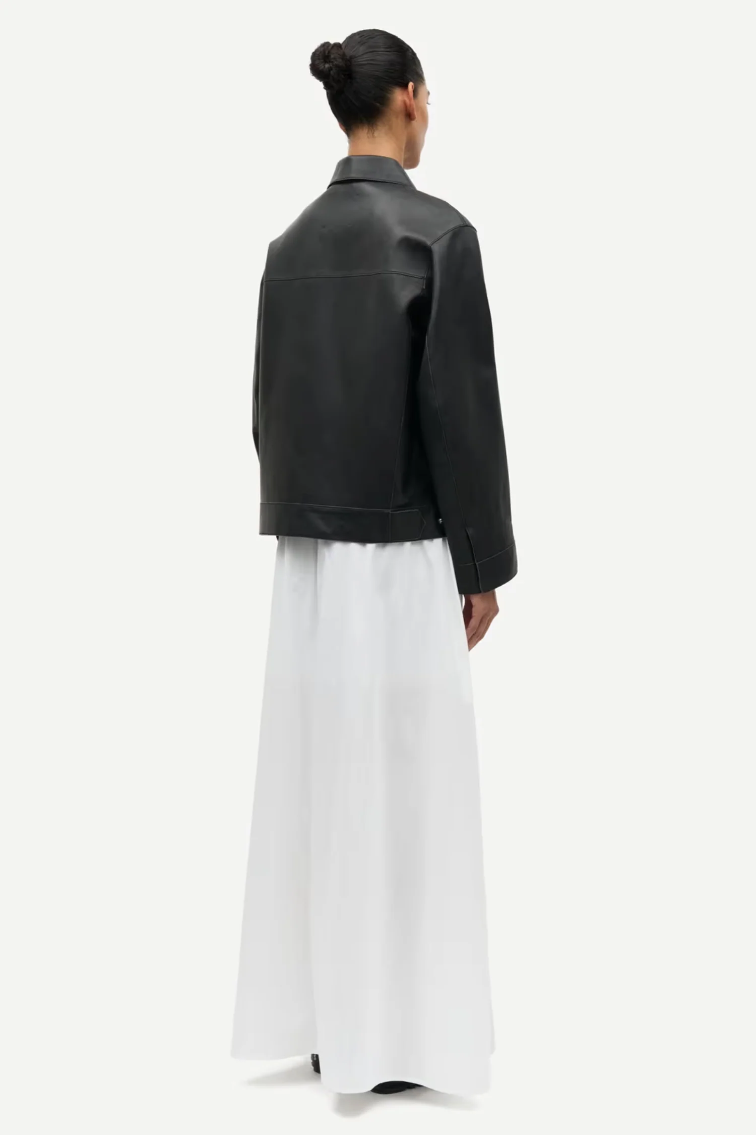 Satina maxi skirt 15904 - Image 4