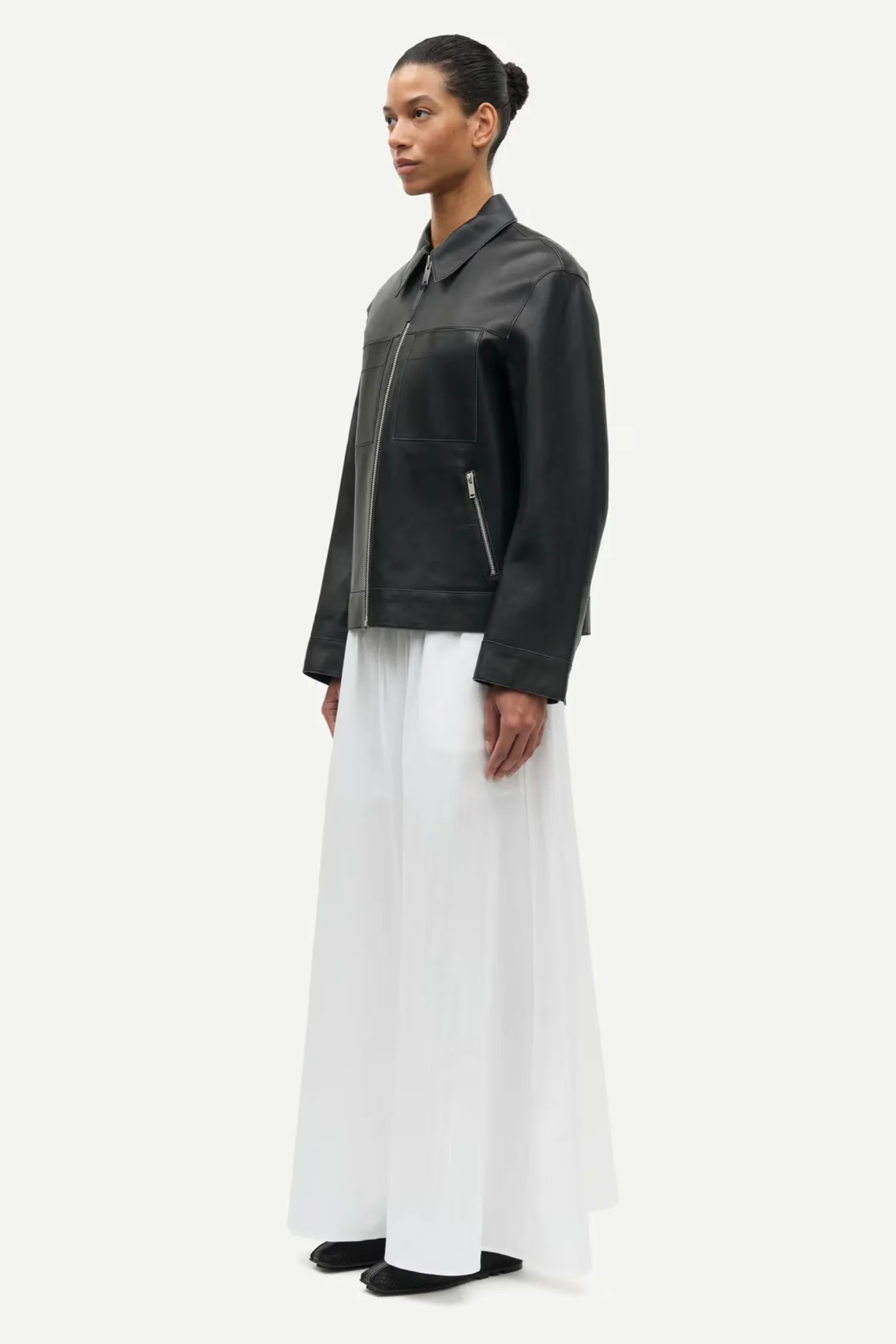Satina maxi skirt 15904 - Image 5
