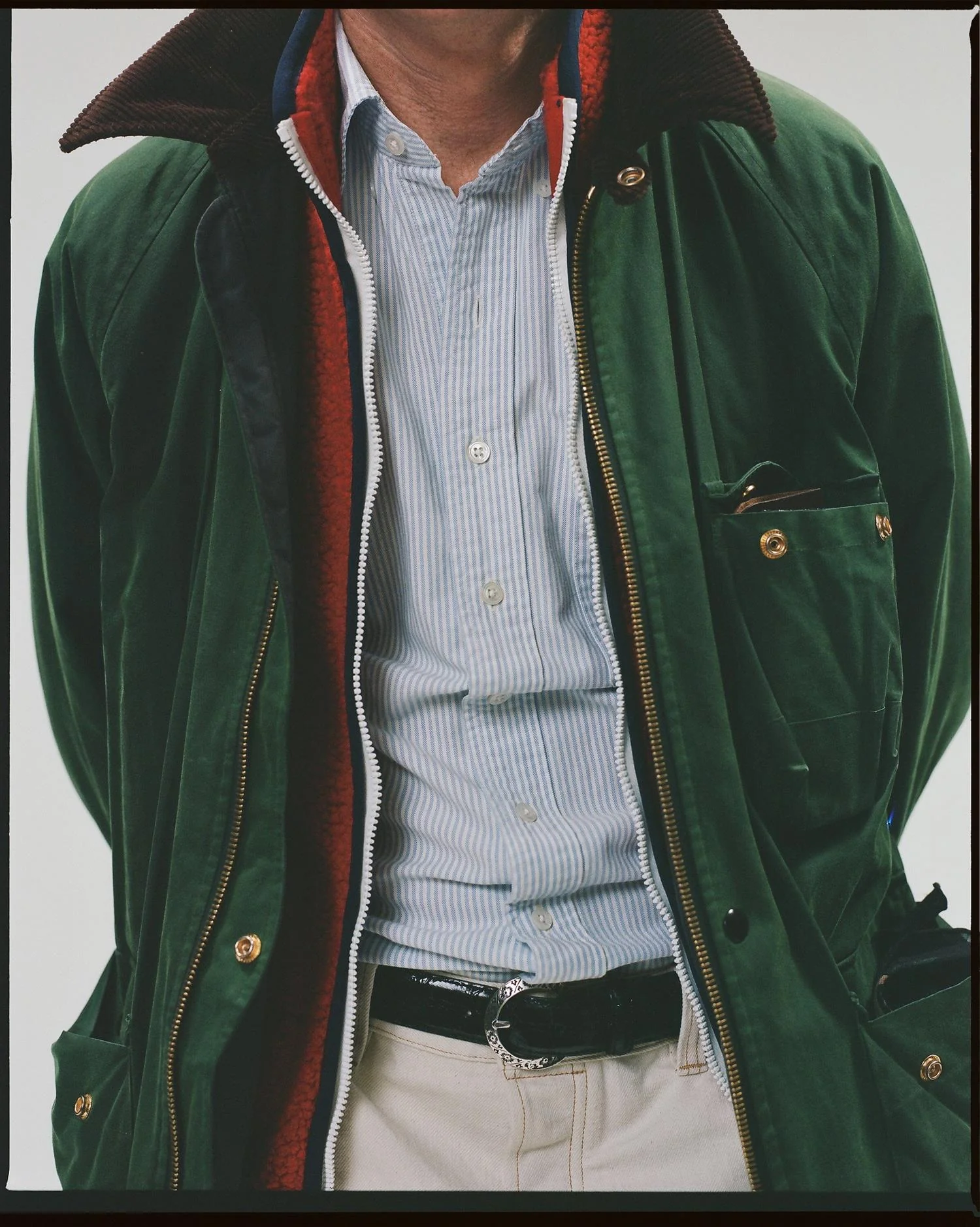 Waxed Coverall Emerald Green - Image 9
