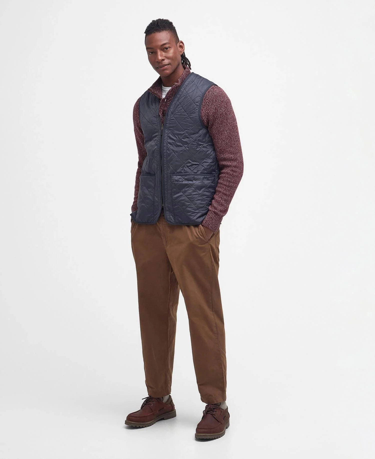 Polarquilt Waistcoat/Zip-In Liner Classic Navy - Image 4