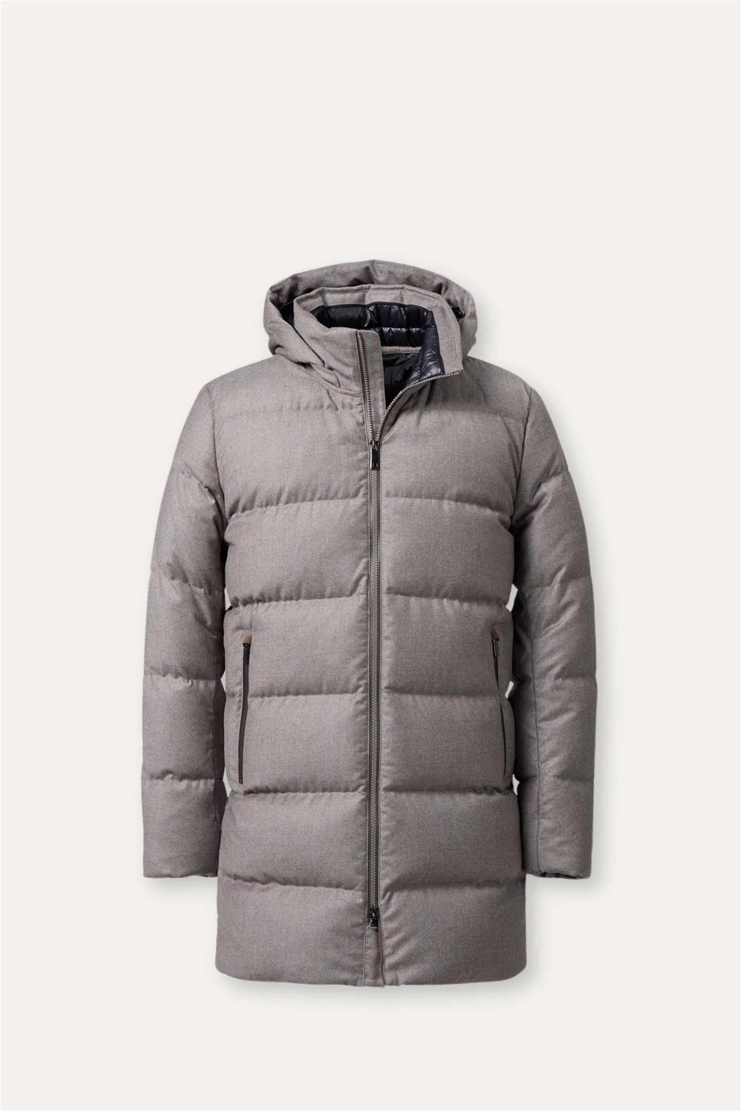Concord™ Savile Parka Sand Melange Wool