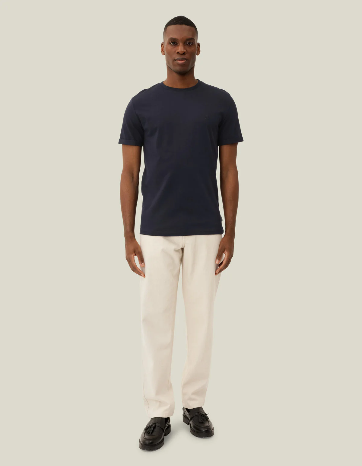 Nørregaard T-Shirt Tonal Dark Navy - Image 2