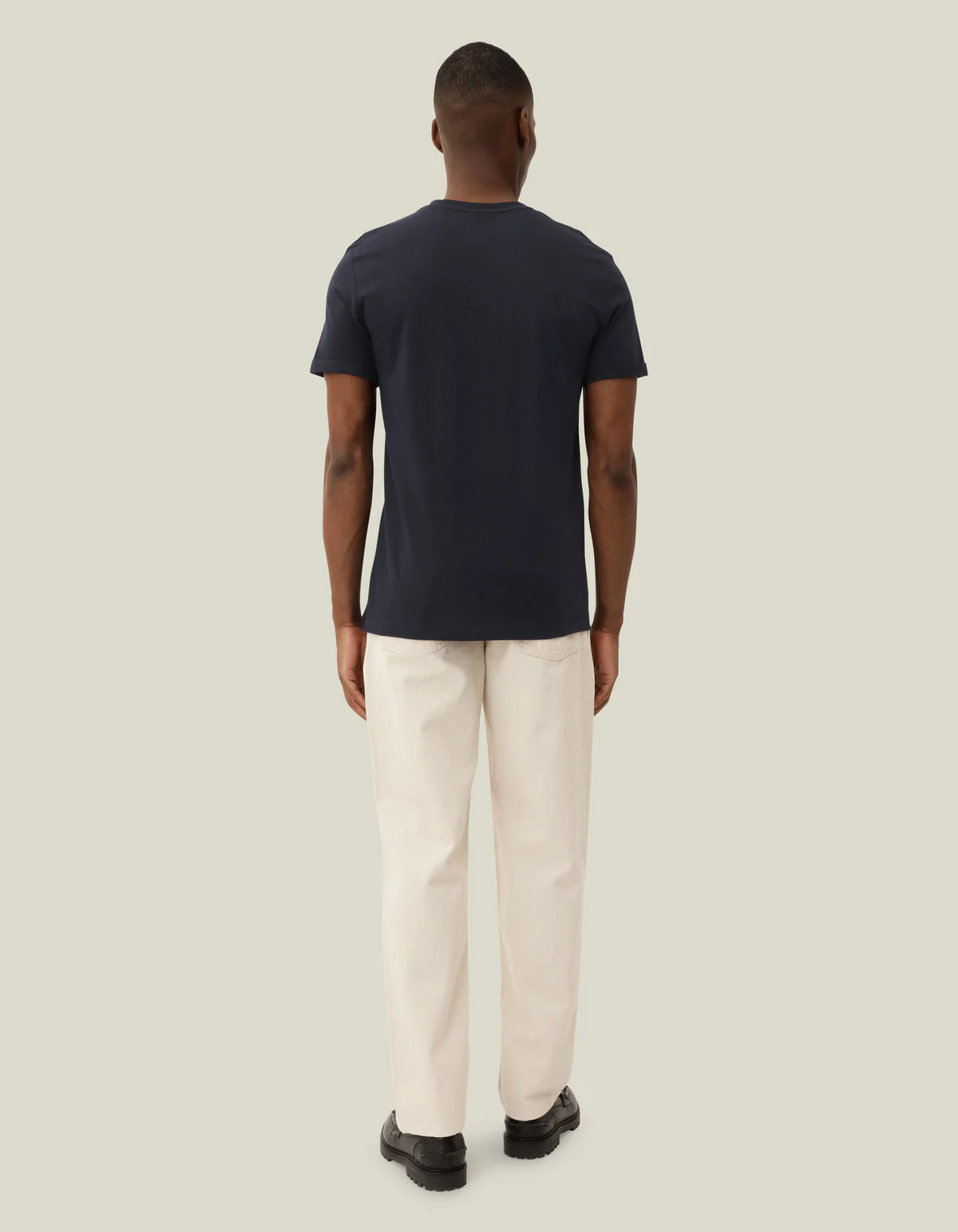 Nørregaard T-Shirt Tonal Dark Navy - Image 3