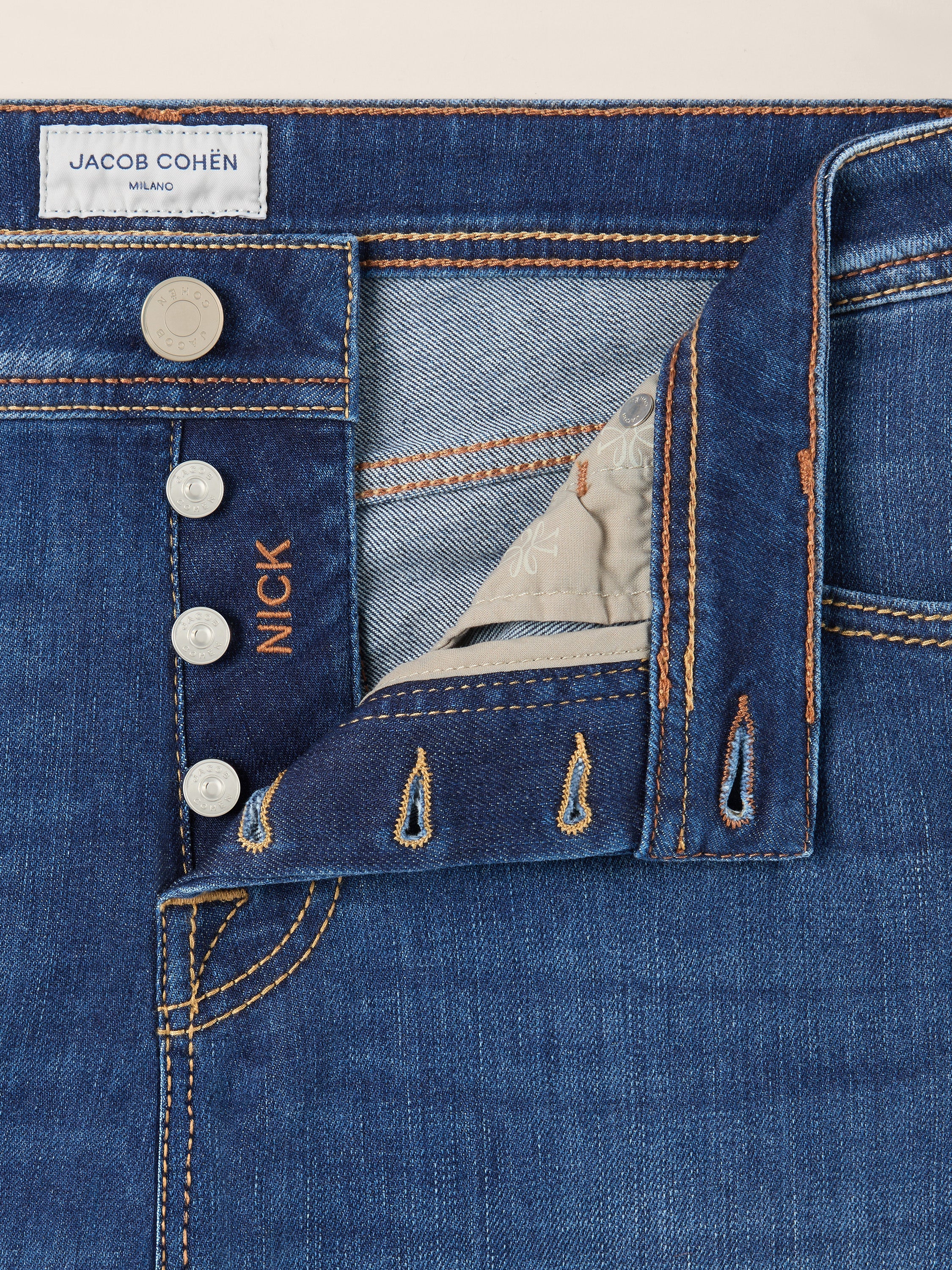Nick Slim Fit Jeans Medium Blue - Image 6