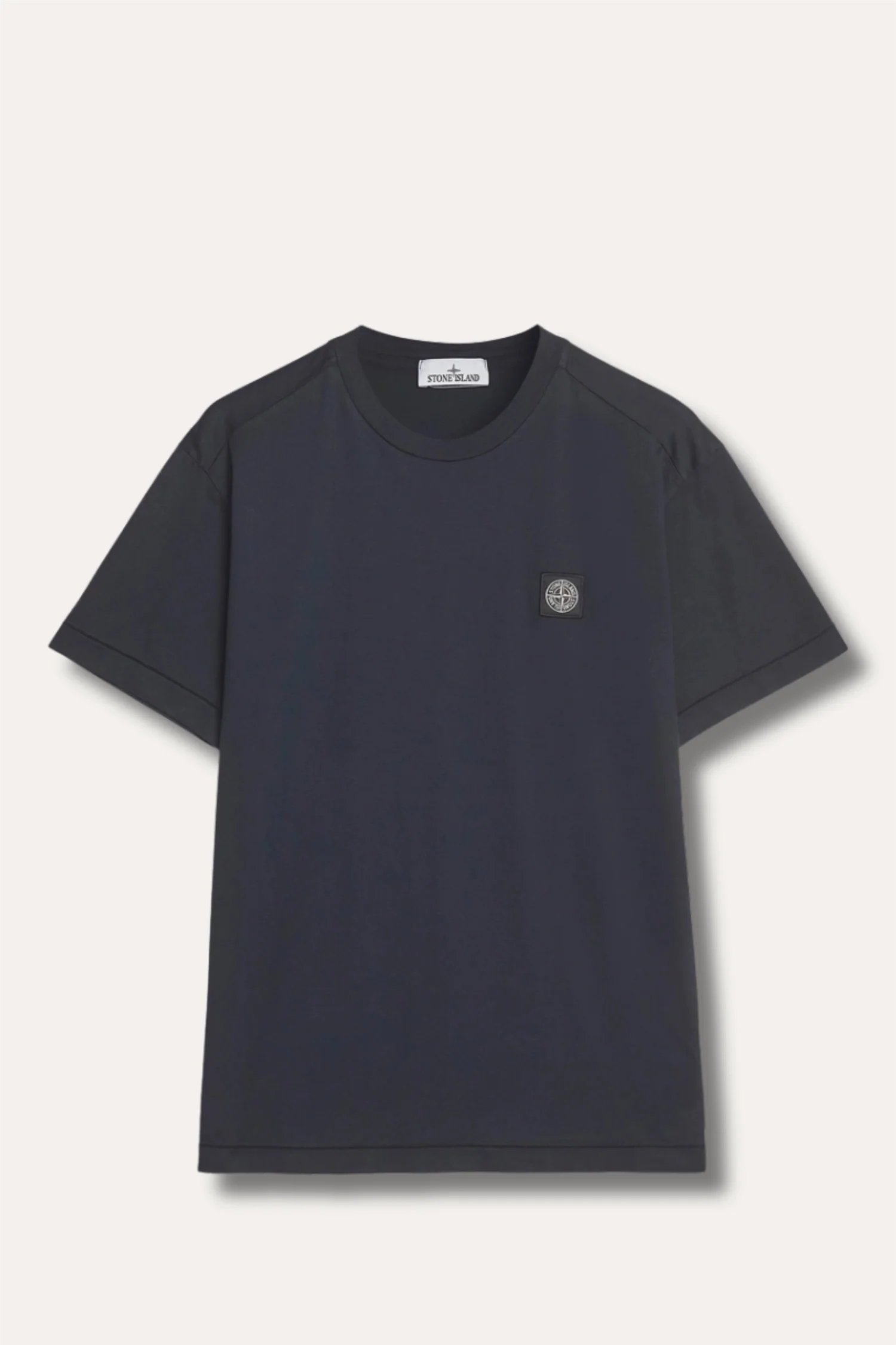 Regular-fit T-shirt With Compass Patch Navy