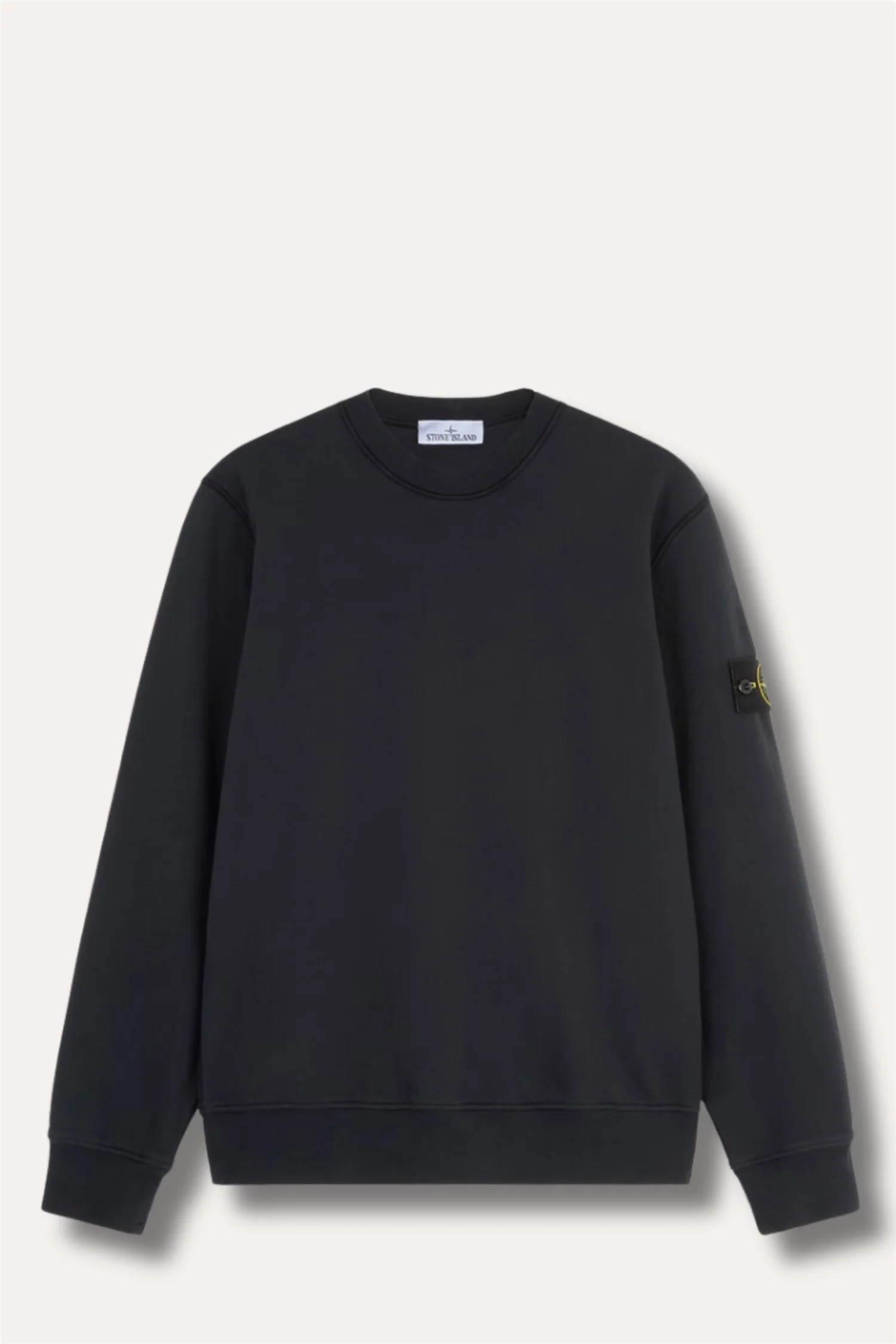 6100060 Organic Cotton Fleece Regular-fit Crewneck Navy Blue