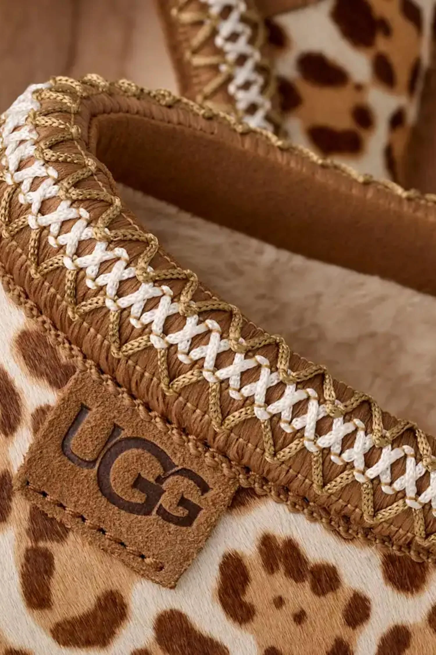 Women's Tazz Plains- Felicity Leopard Jasmine - Image 4