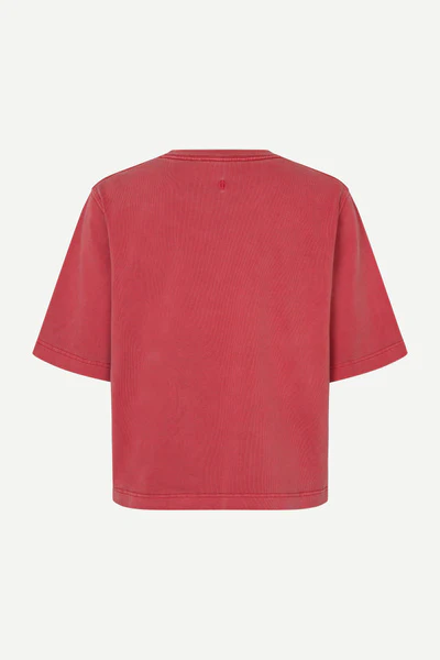 Saaby T-shirt 1175 Tomato Red Pigment - Image 7