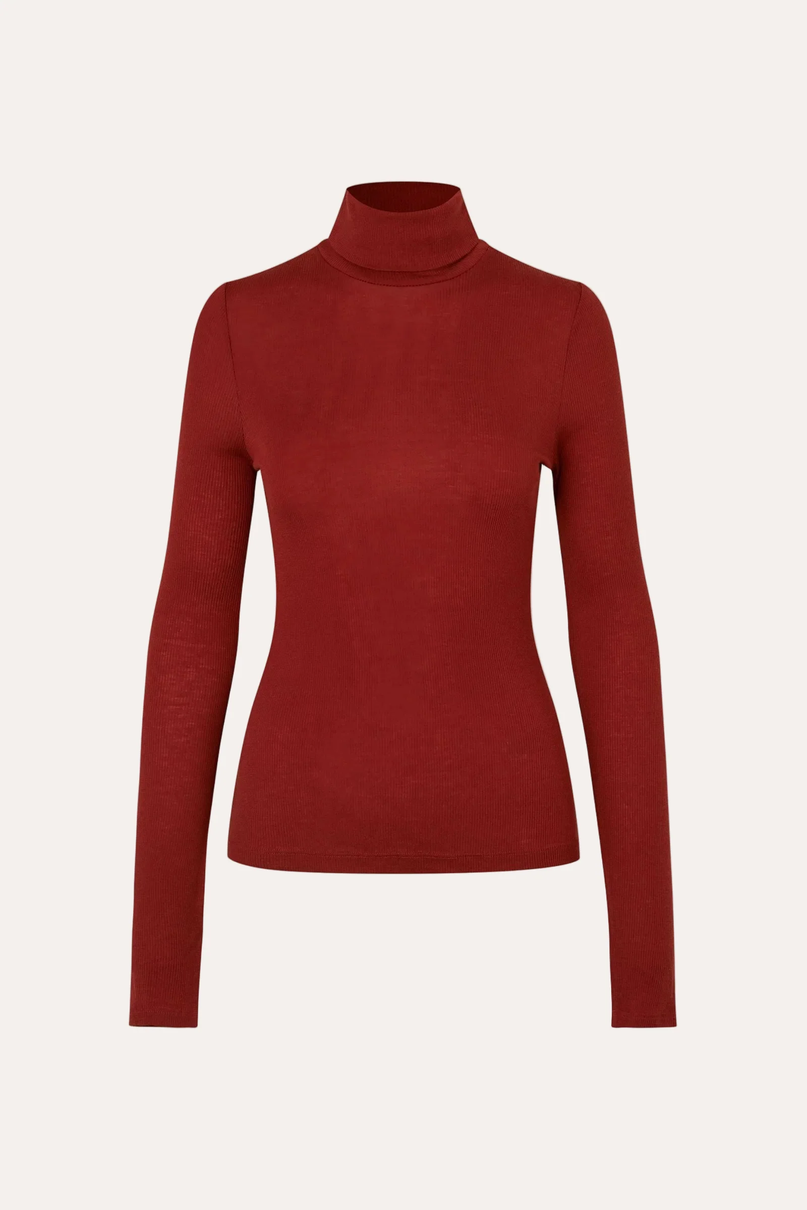 Sasonnet LS T-neck 15886 Sun dried tomato
