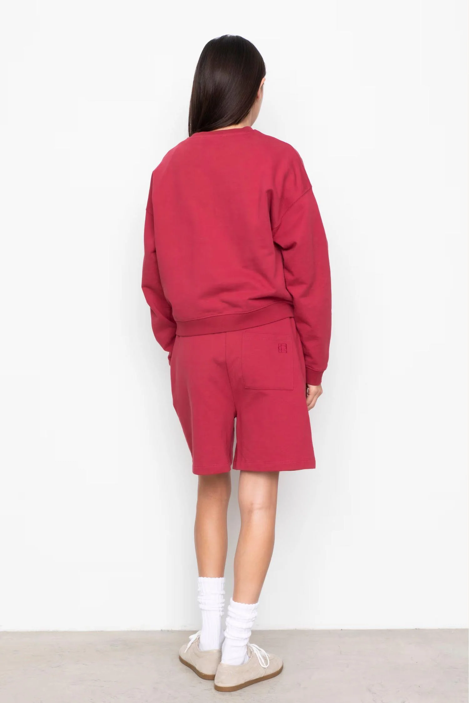Maggy Sweatshorts - Berry - Image 4