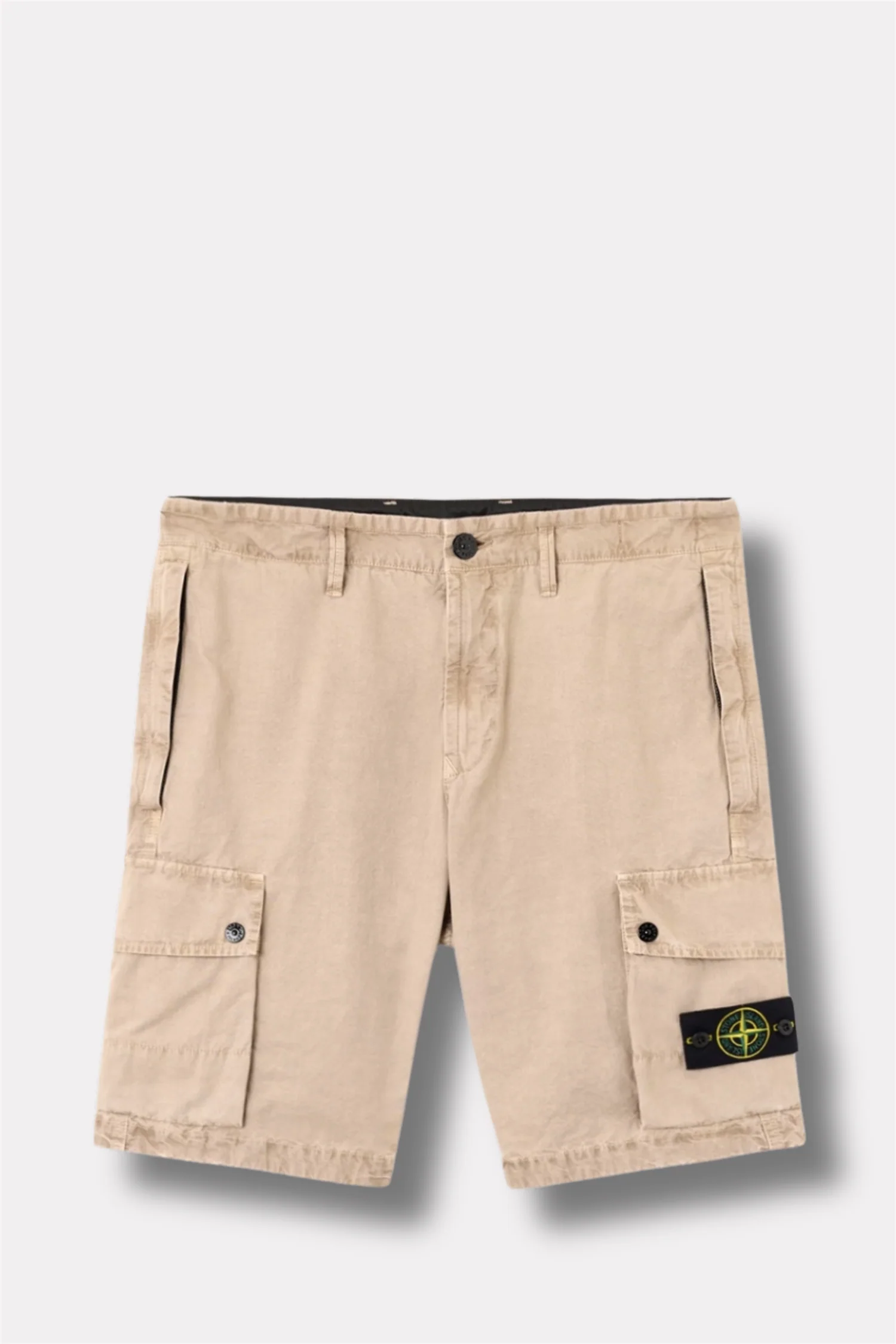 L100019 Brushed Organic Cotton Canvas Beige 'Old' Effect