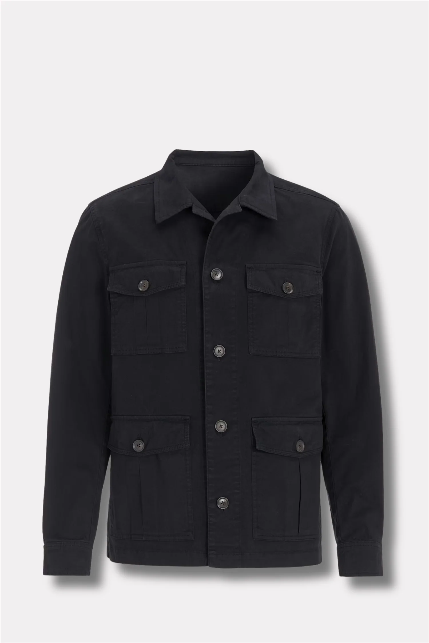 Safari Shirt Jacket Navy