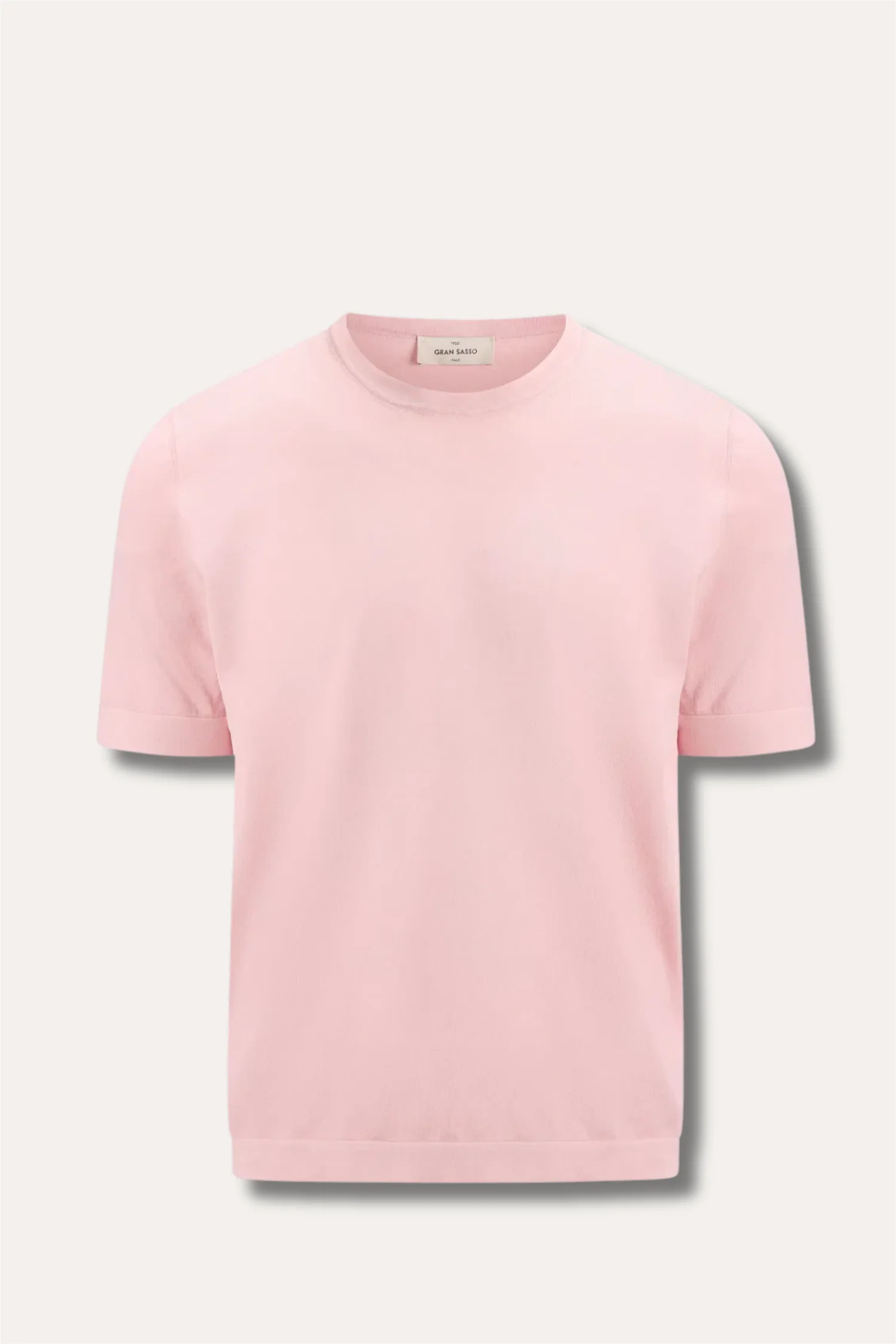 Crew Neck T-shirt Organic Cotton Pink