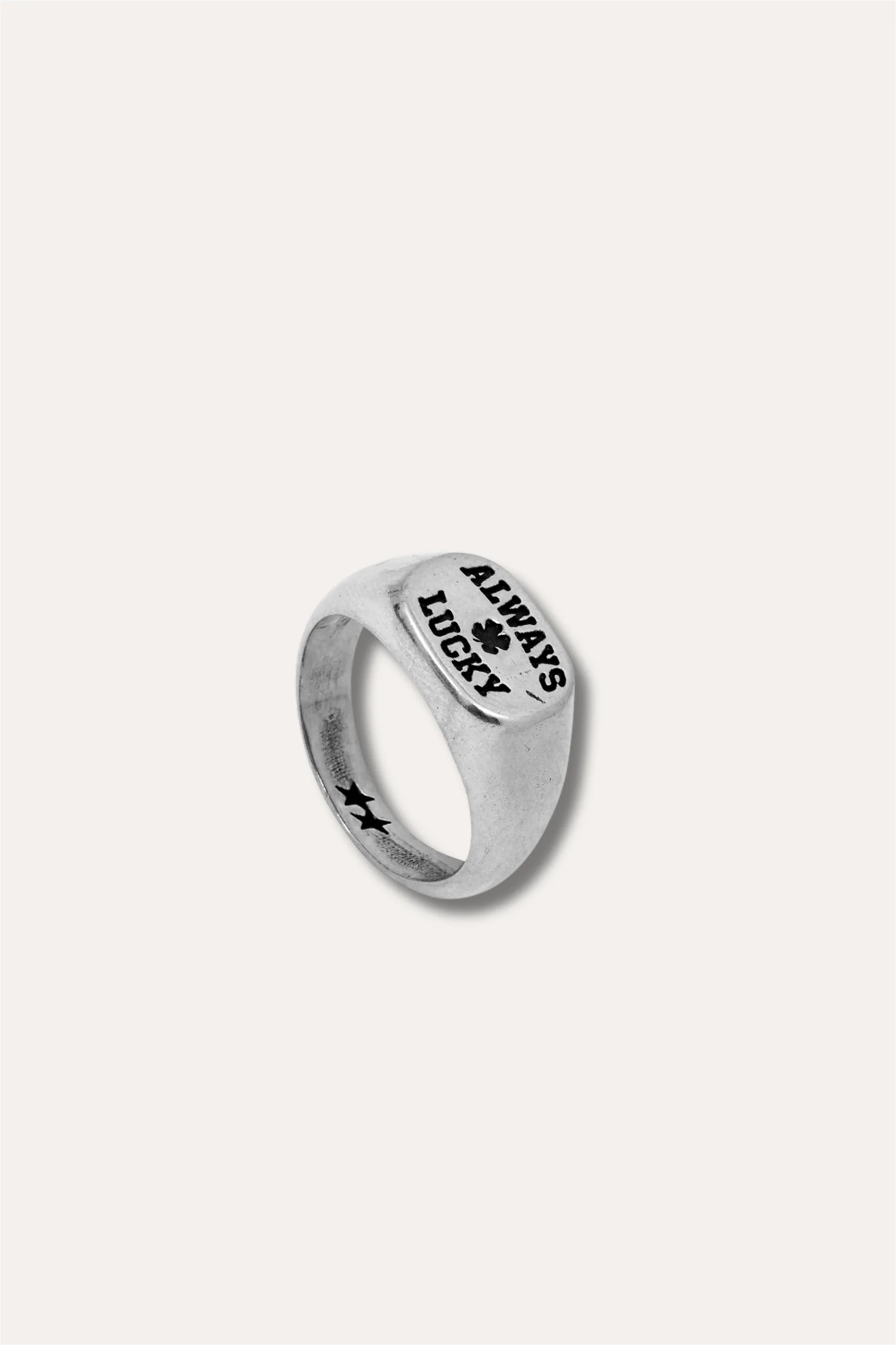Always Lucky Signet Silver