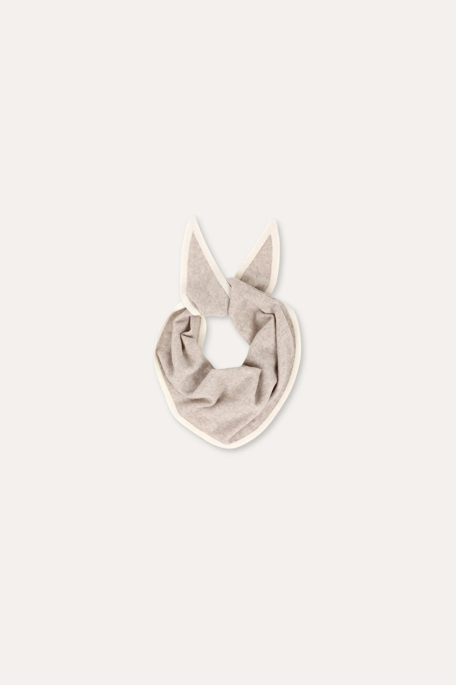 Lara Duo Wool Cashmere Triangle - Sand