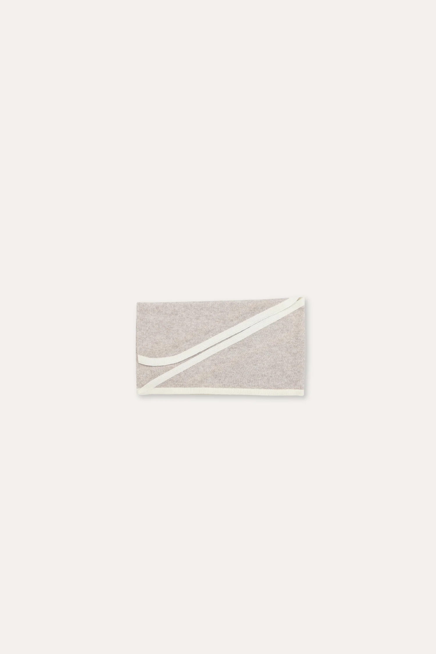 Lara Duo Wool Cashmere Triangle - Sand - Image 3