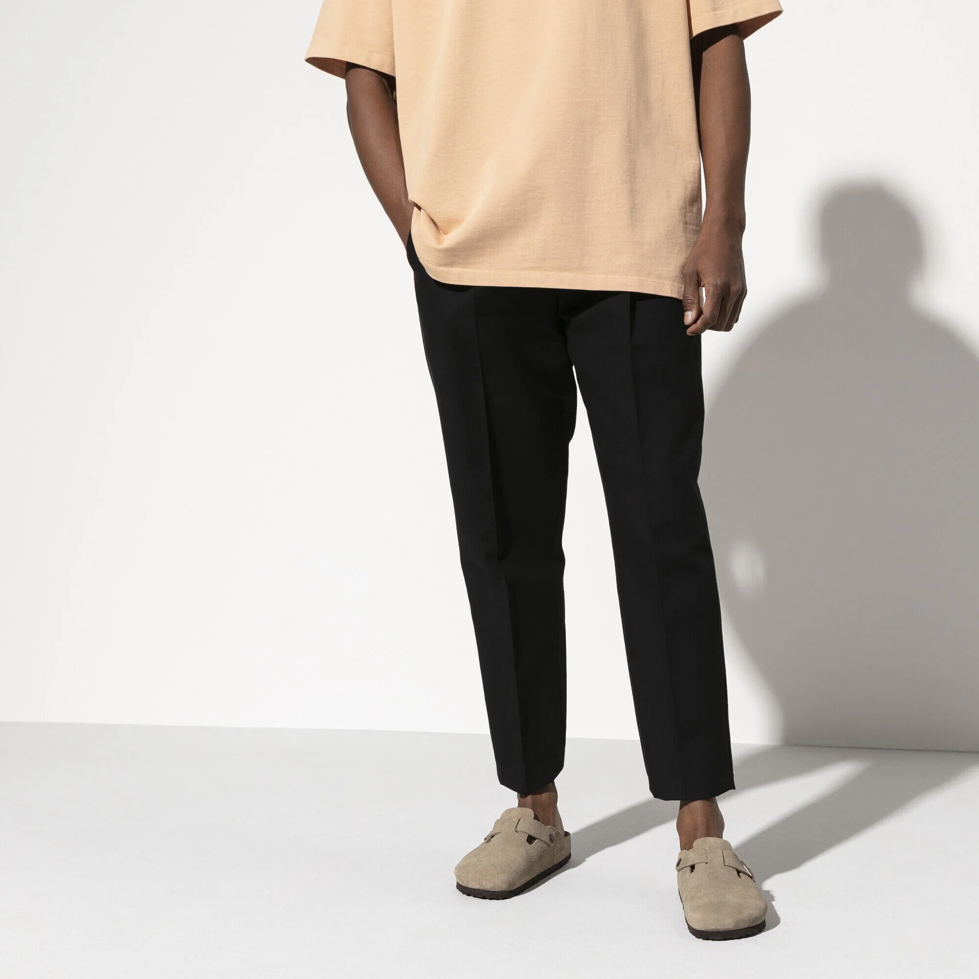 Men's Boston Suede Leather Taupe - Image 3