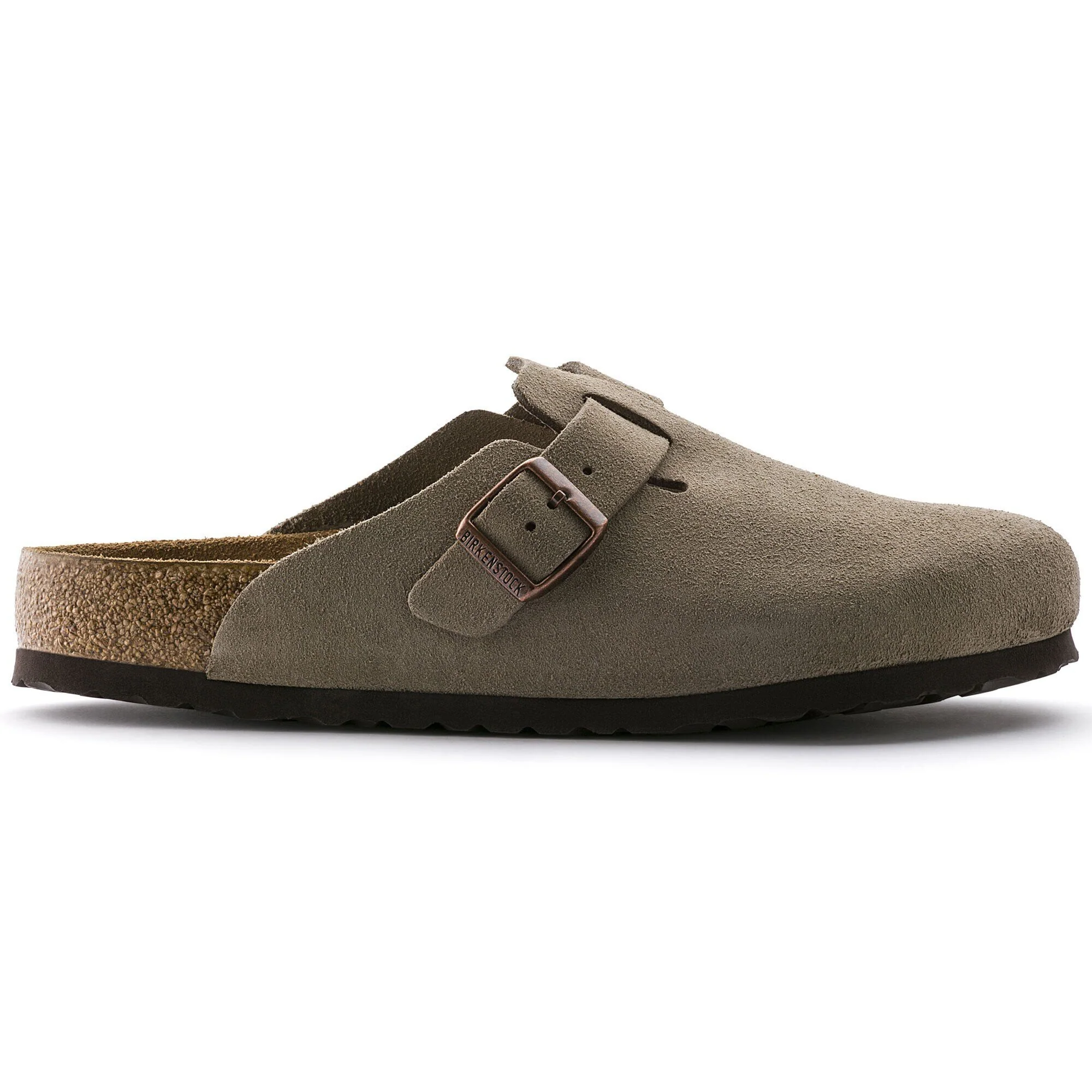Men's Boston Suede Leather Taupe - Image 5