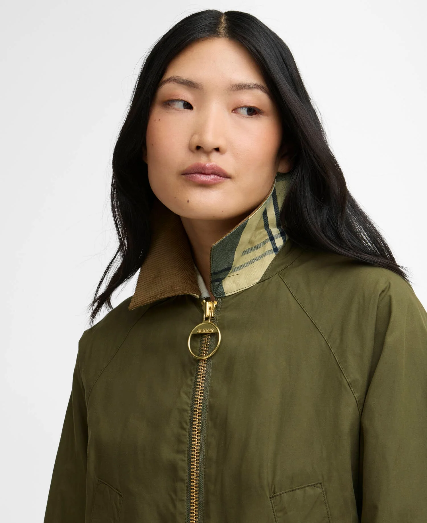 Laneshaw Casual jacket- Dusky Green - Image 4