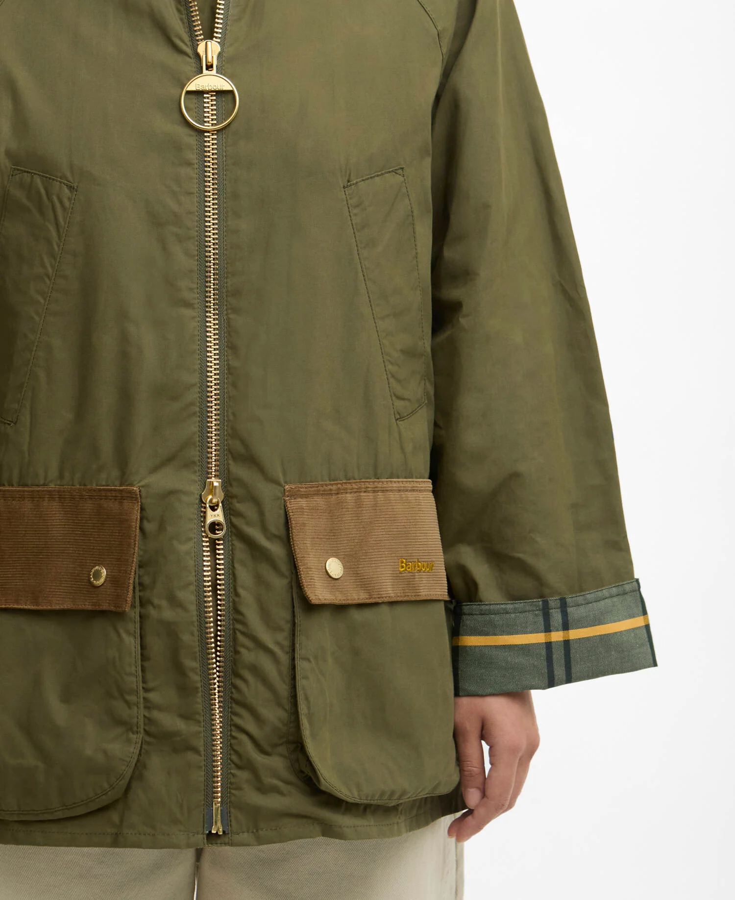 Laneshaw Casual jacket- Dusky Green - Image 5