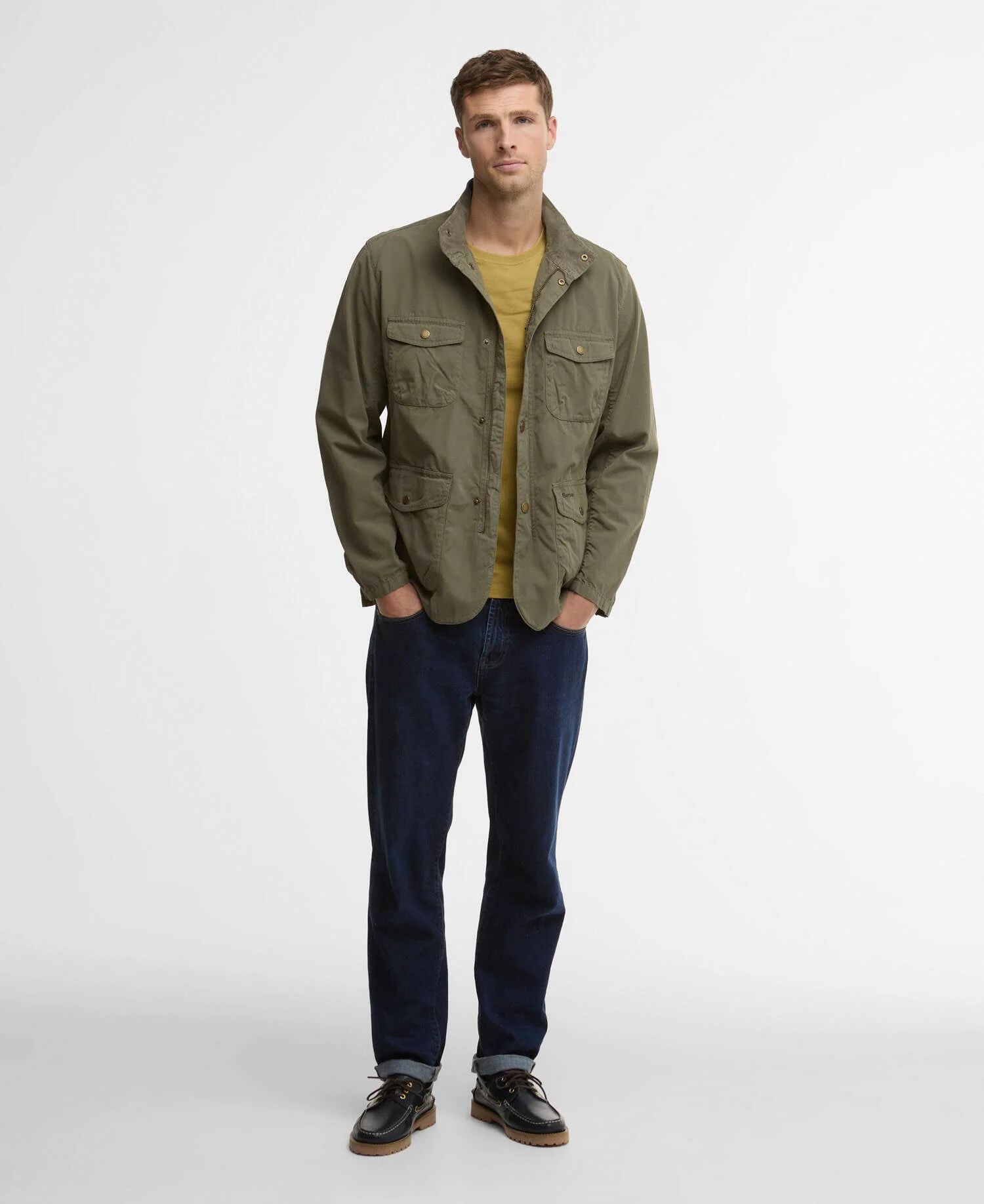 Ogston Casual Jacket Dusty Olive - Image 2