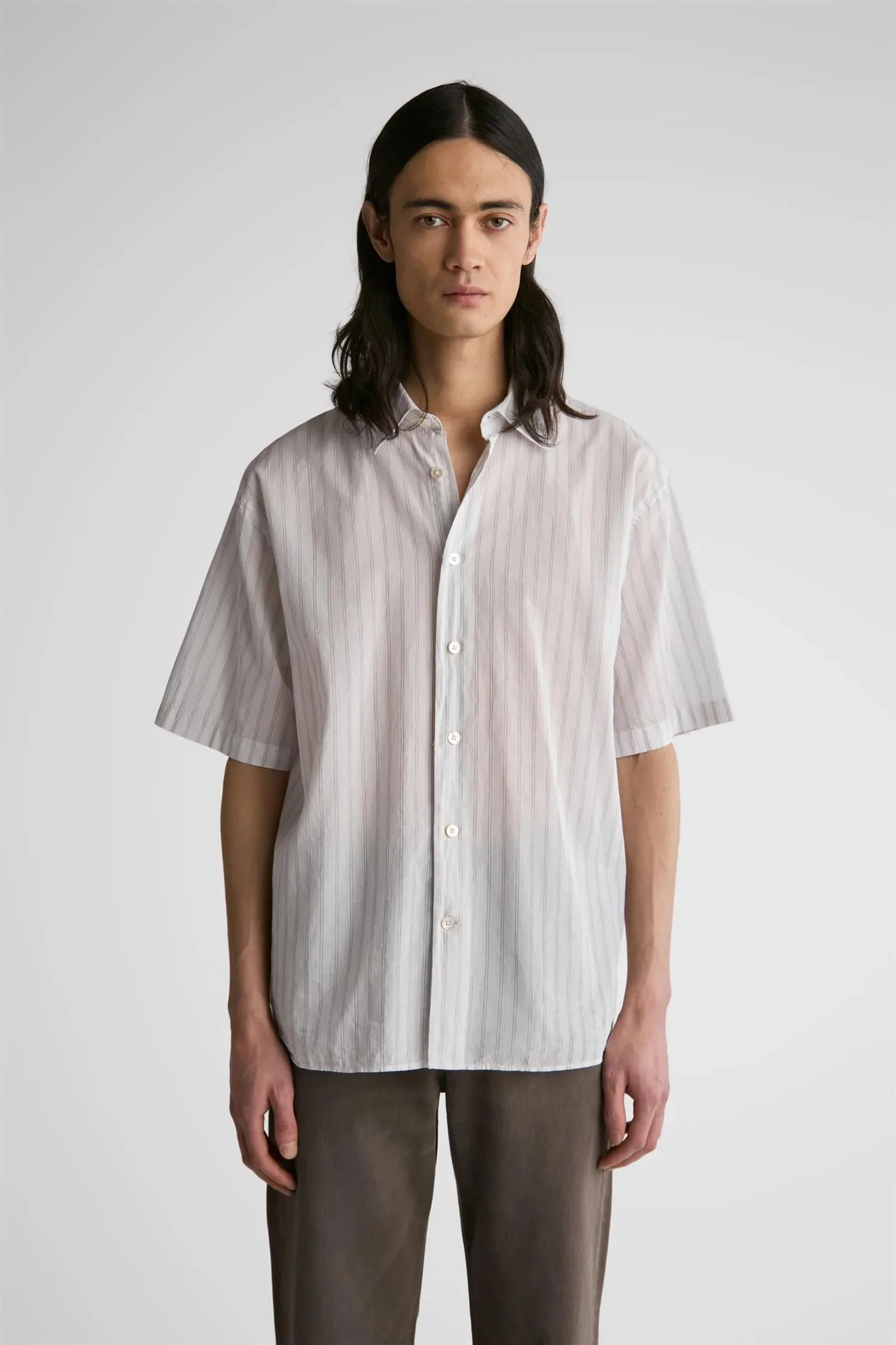 Brass Tee Voile Stripe - Image 2